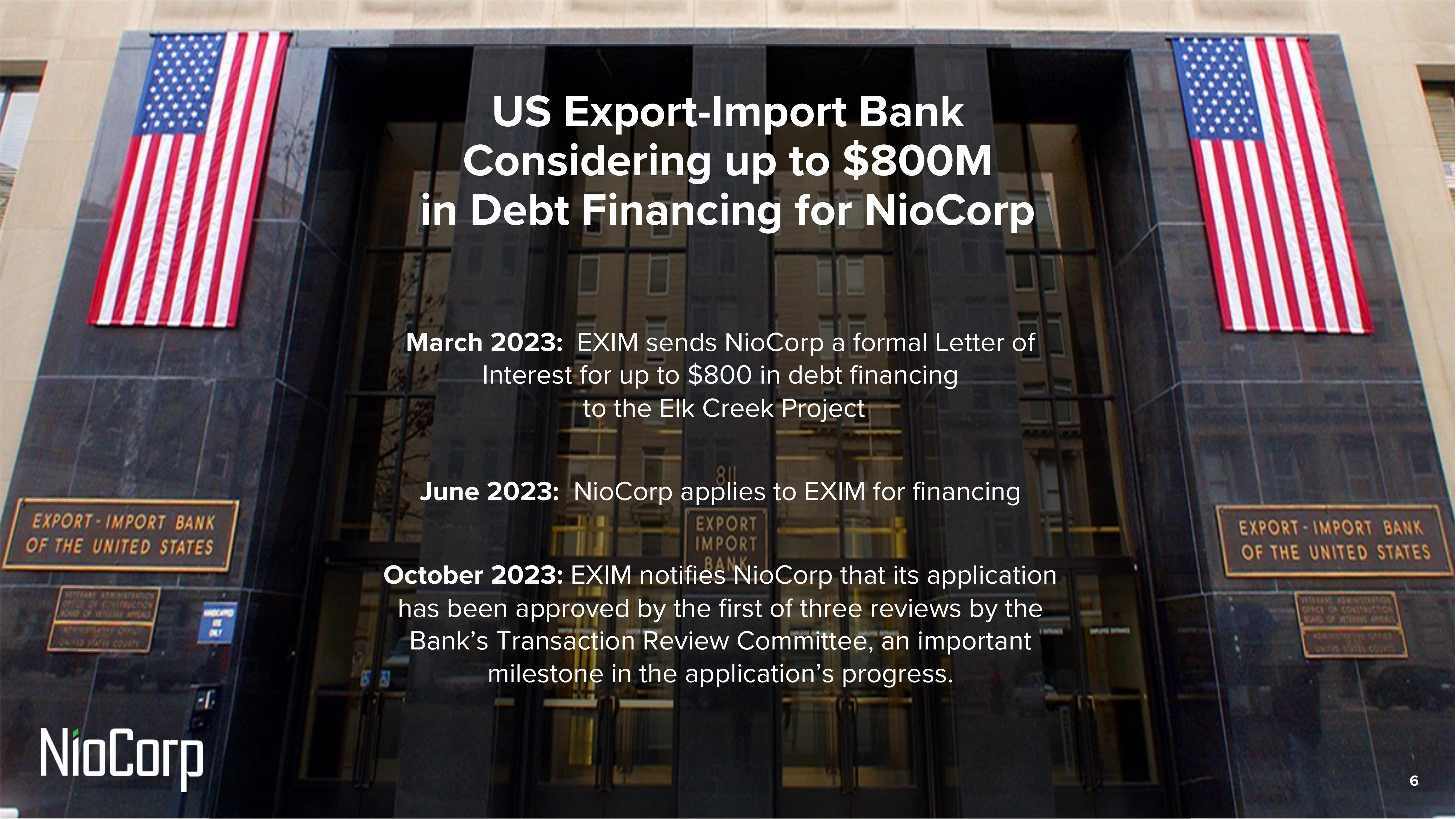 NioCorp Investor Presentation Deck slide image #6