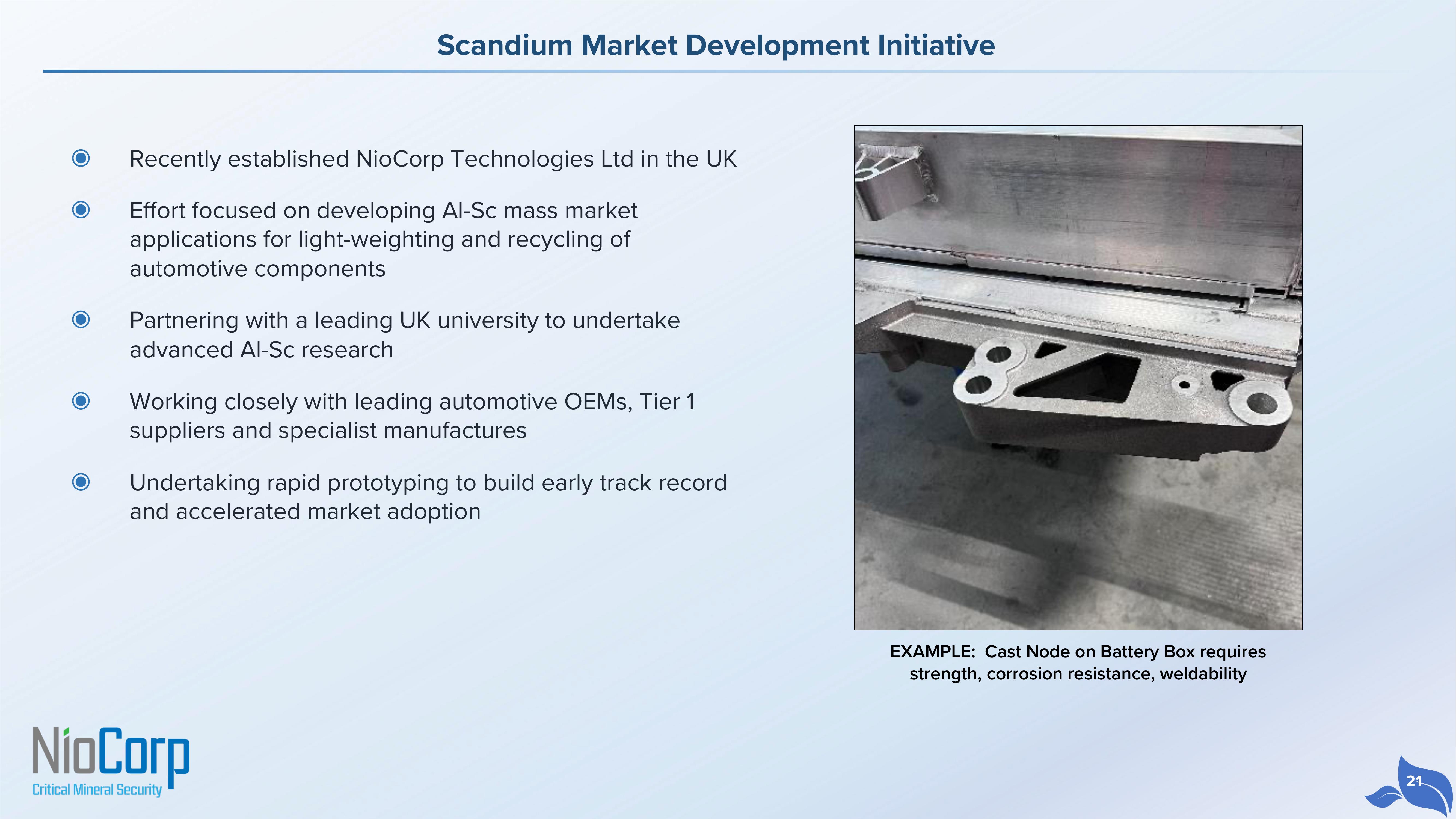 NioCorp Investor Presentation Deck slide image