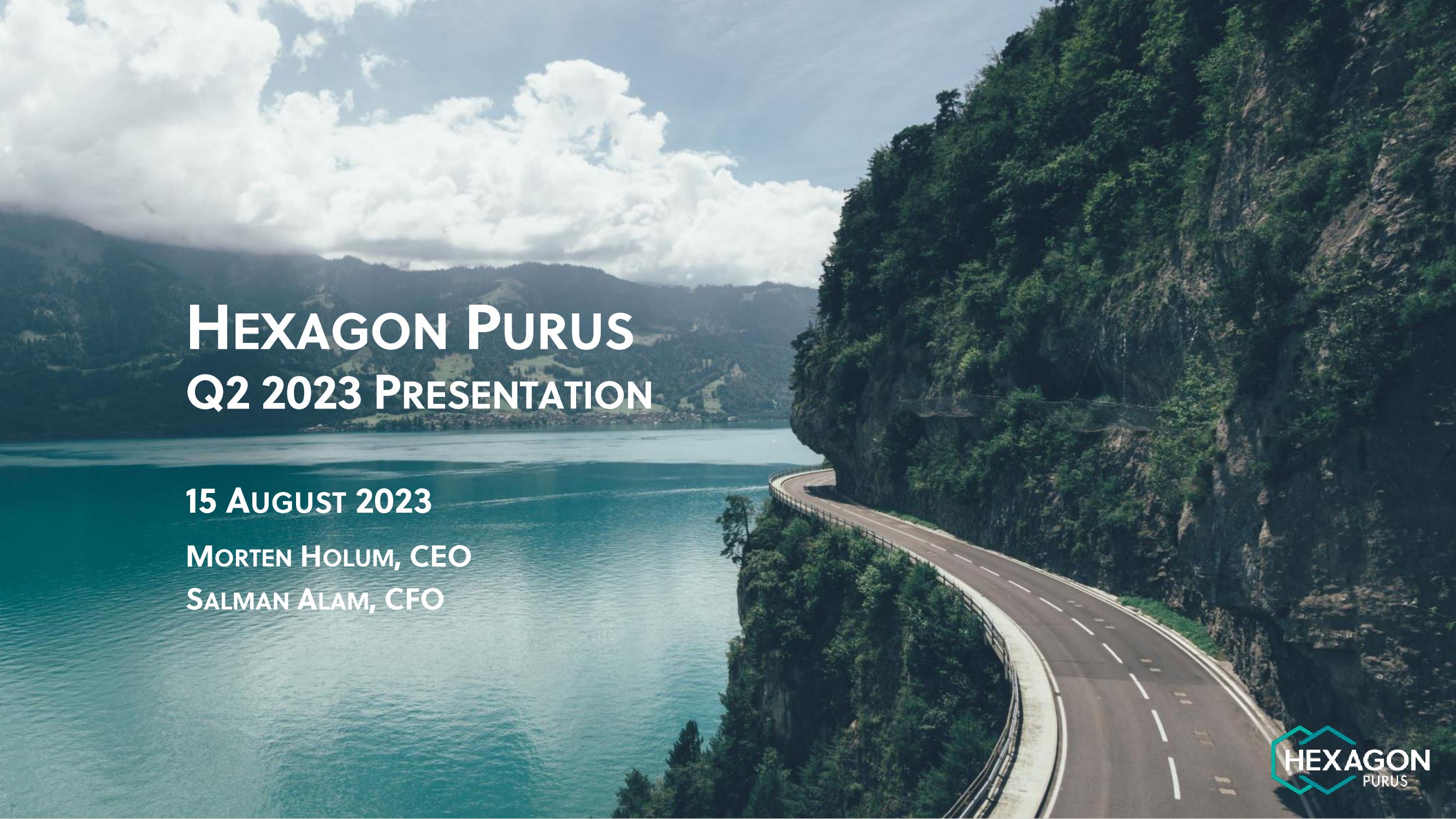 Hexagon Purus Results Presentation Deck image