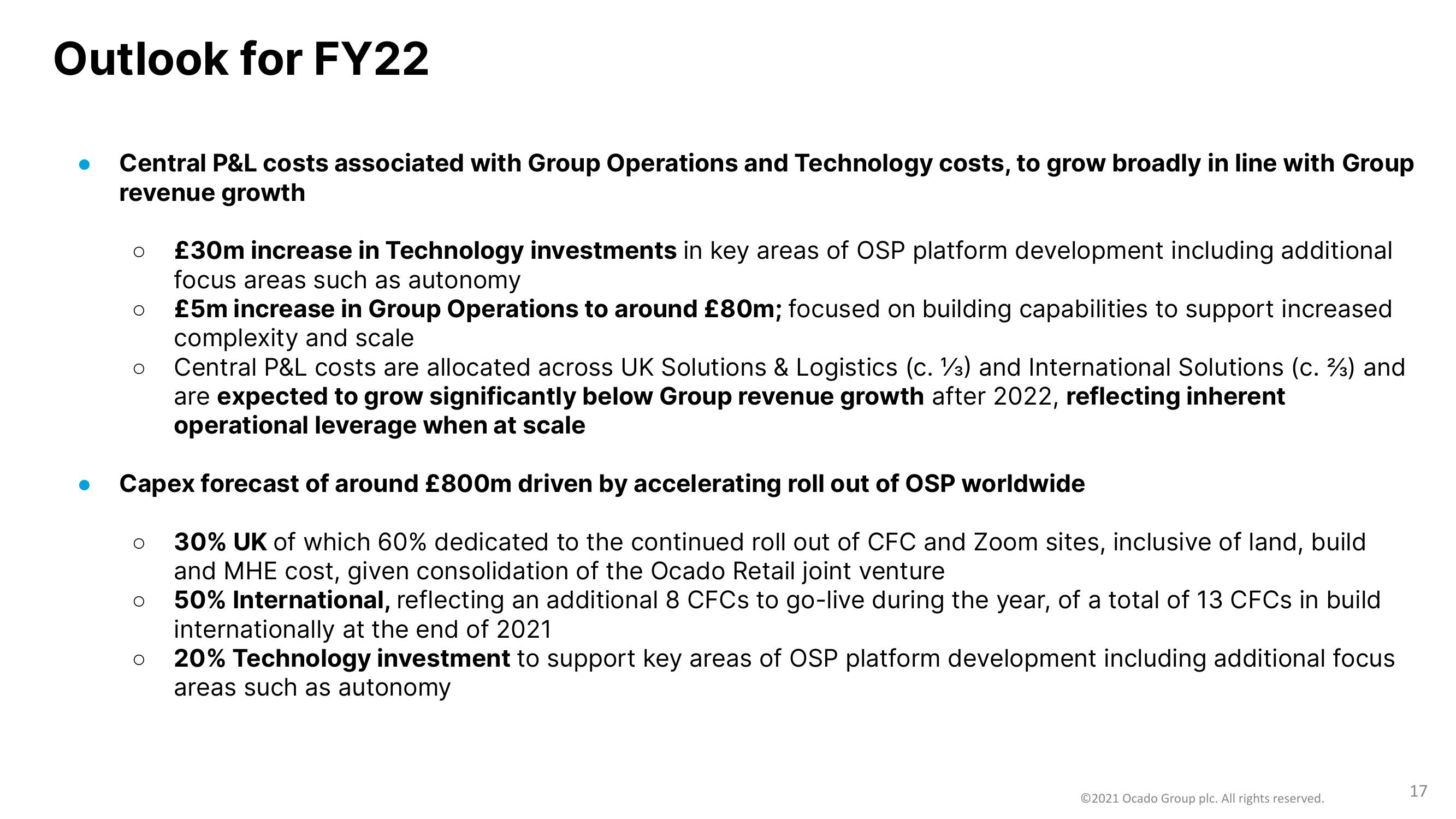 Ocado Results Presentation Deck slide image #17