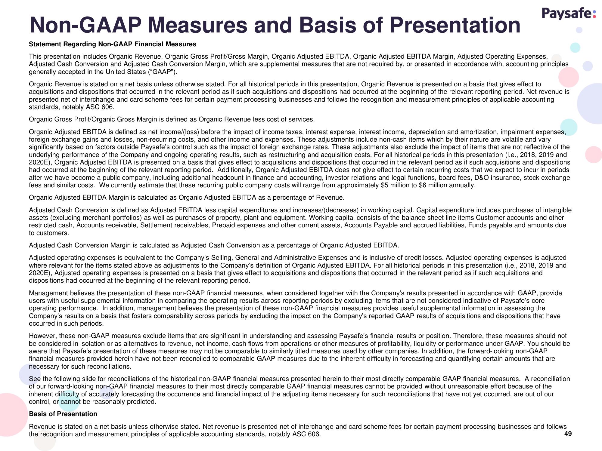 Paysafe SPAC Presentation Deck slide image #49