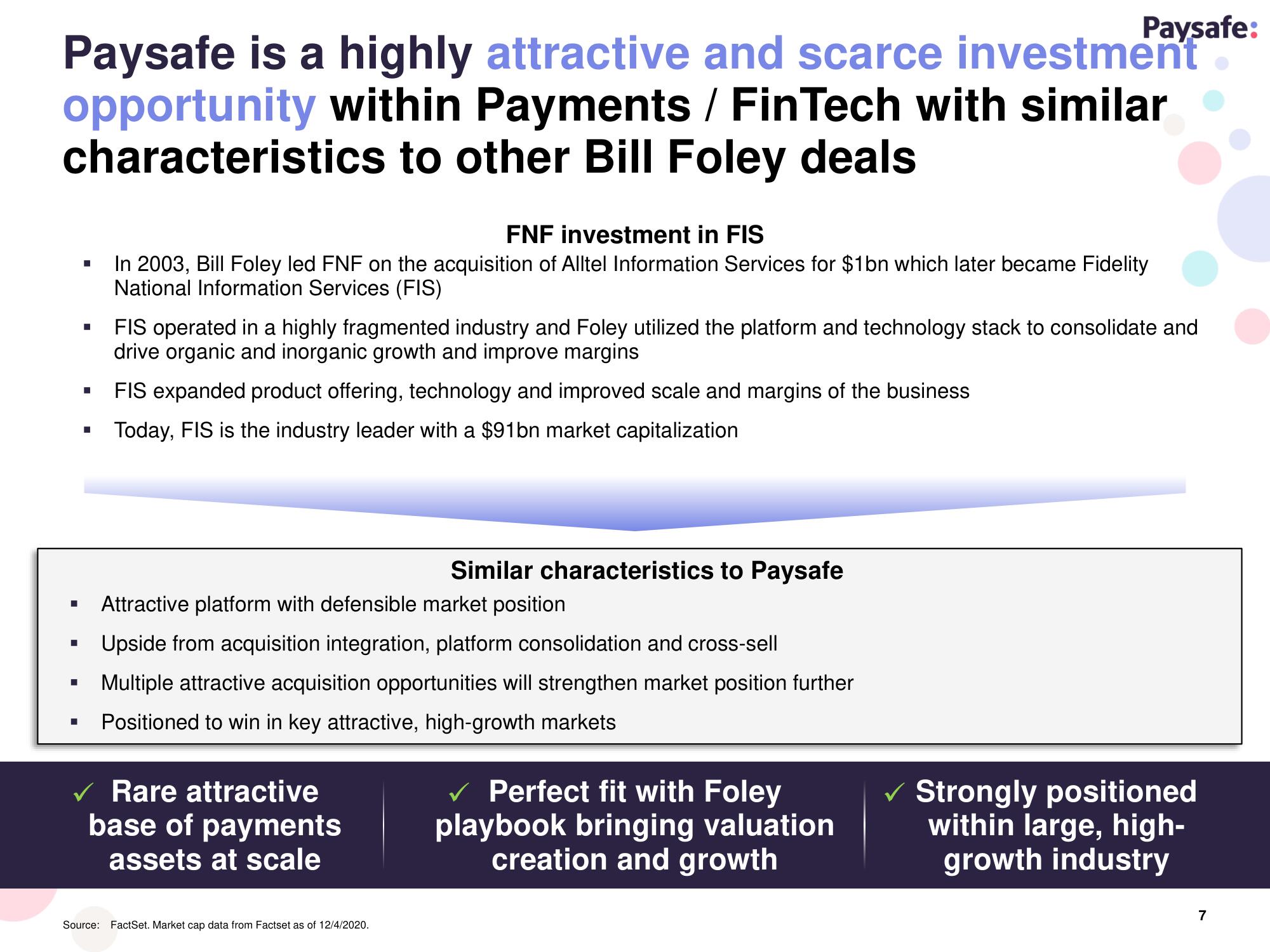 Paysafe SPAC Presentation Deck slide image #7