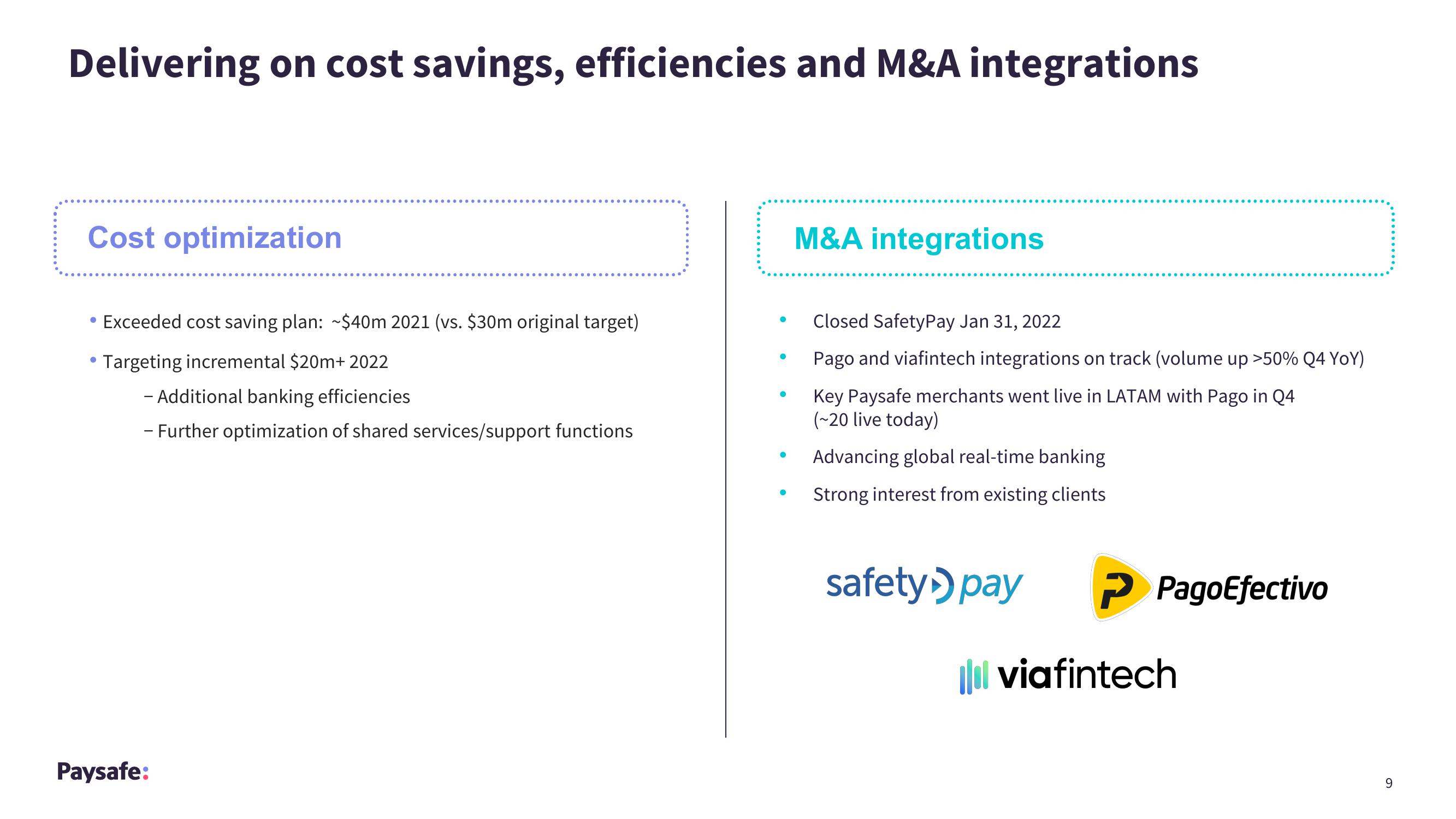 Paysafe Results Presentation Deck slide image #9