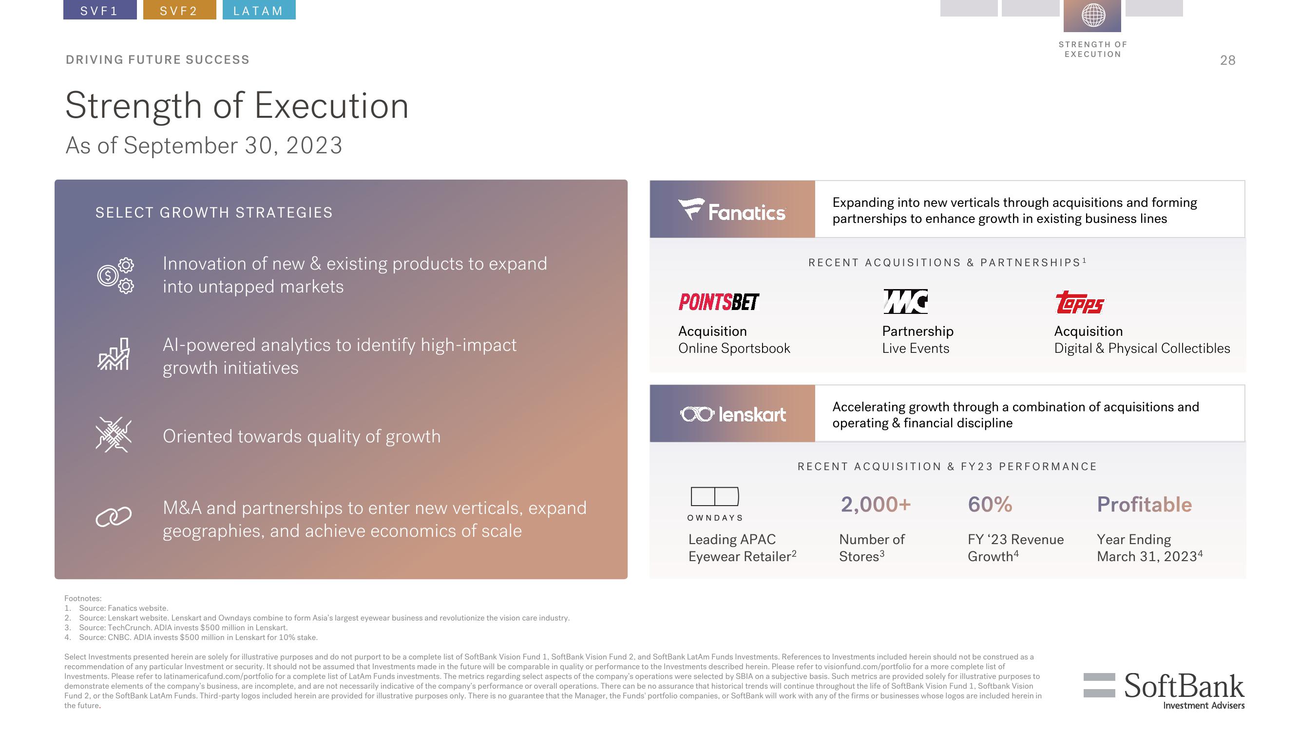 SoftBank Investor Presentation Deck slide image