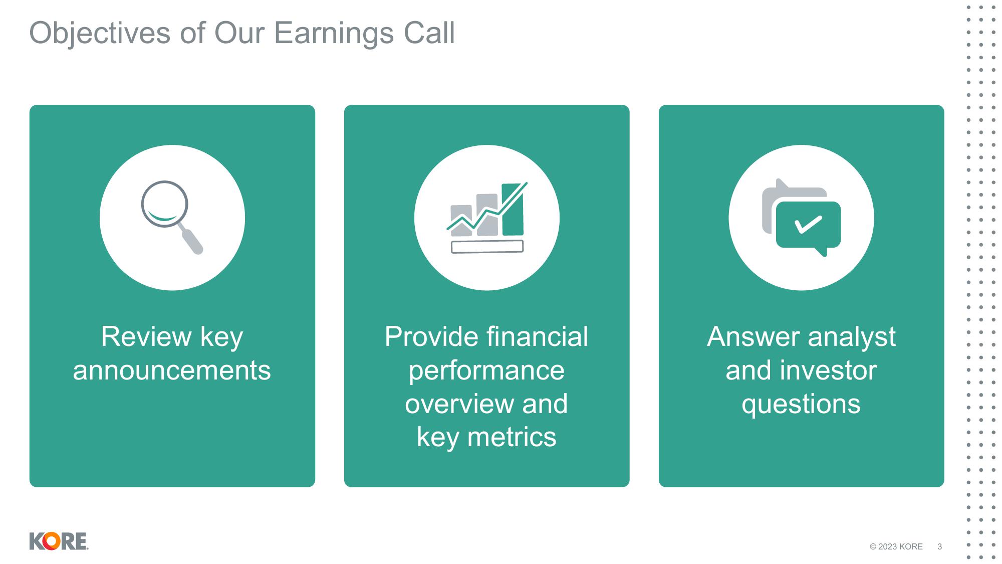 Kore Results Presentation Deck slide image