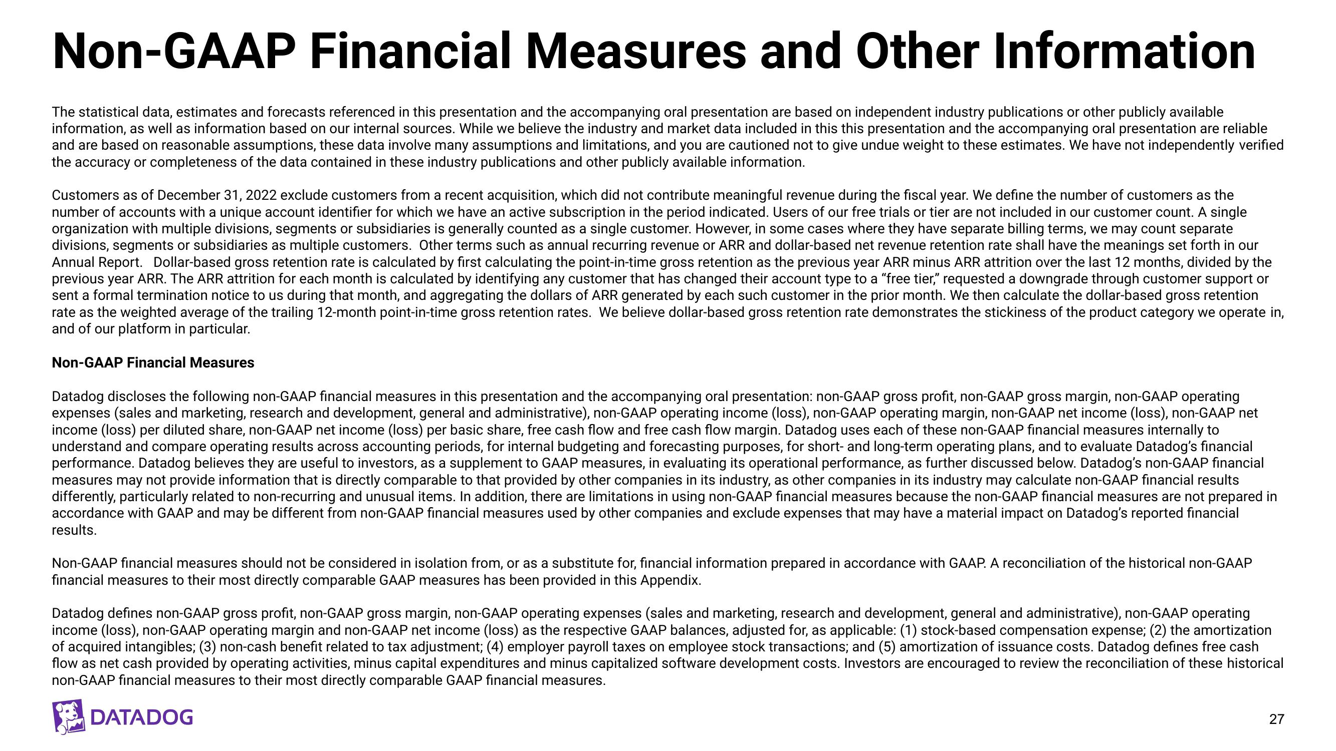 Datadog Investor Presentation Deck slide image #27