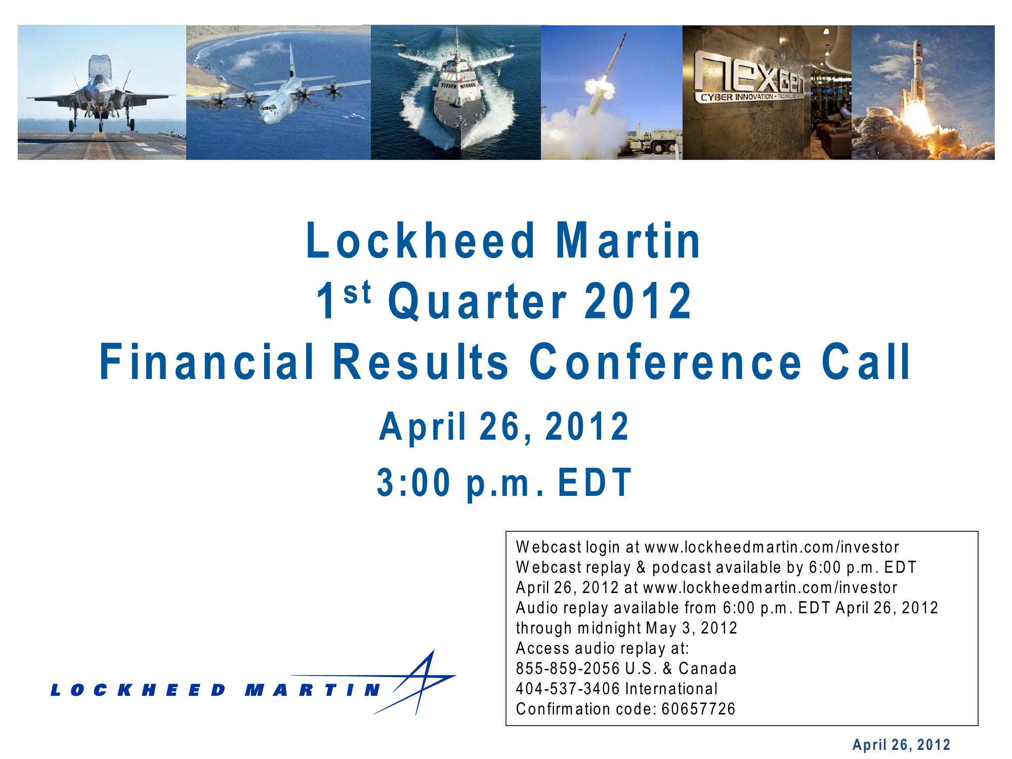 Lockheed Martin Projections image