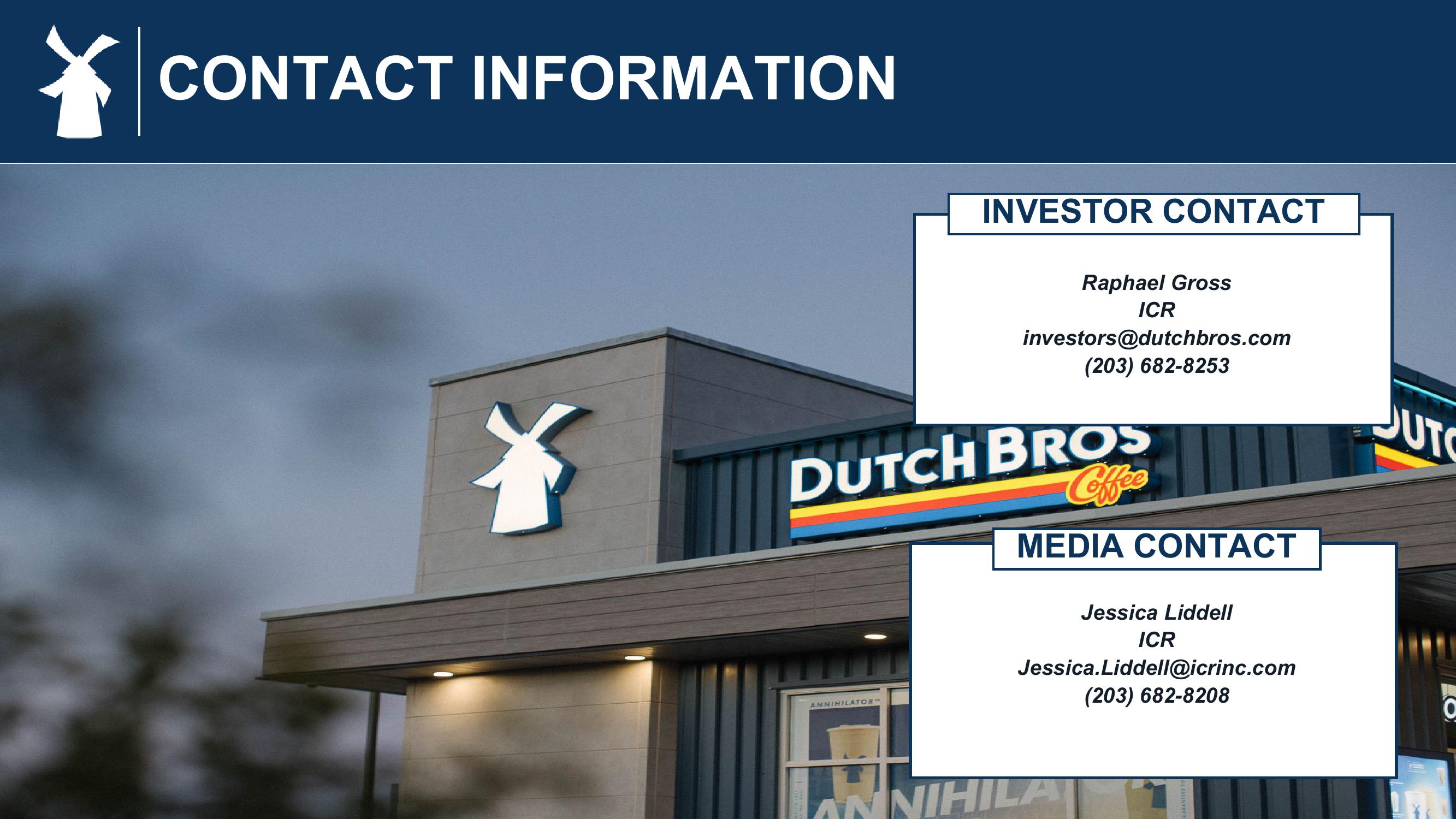 Dutch Bros Results Presentation Deck slide image #19