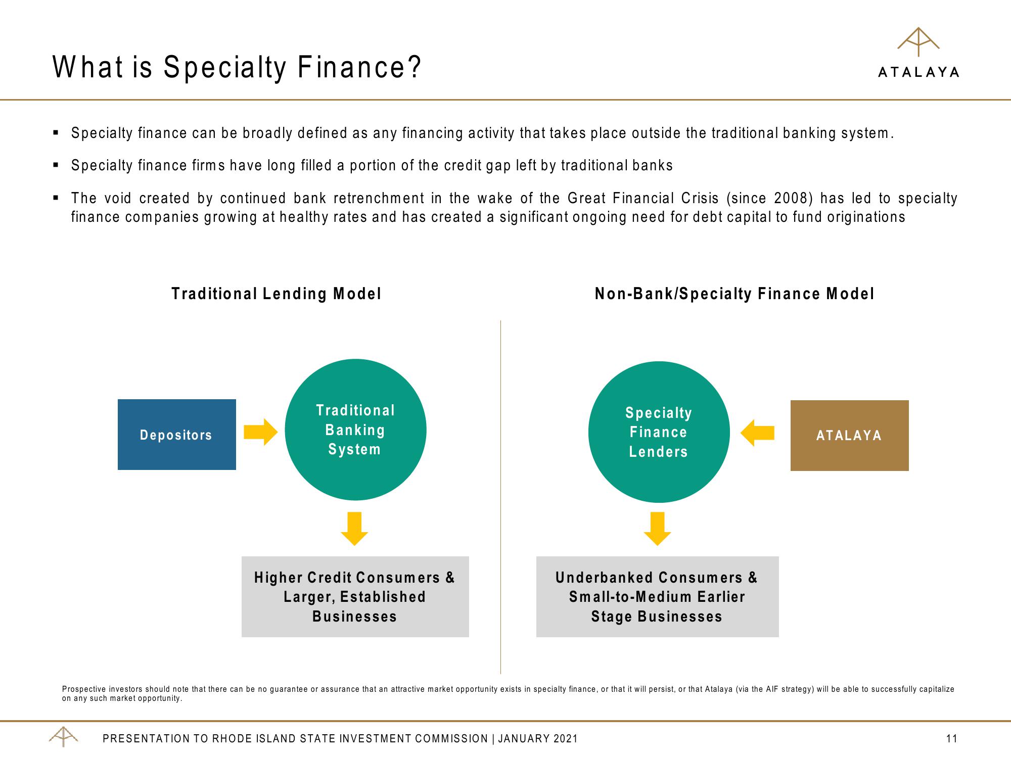 Atalaya Risk Management Overview slide image #11