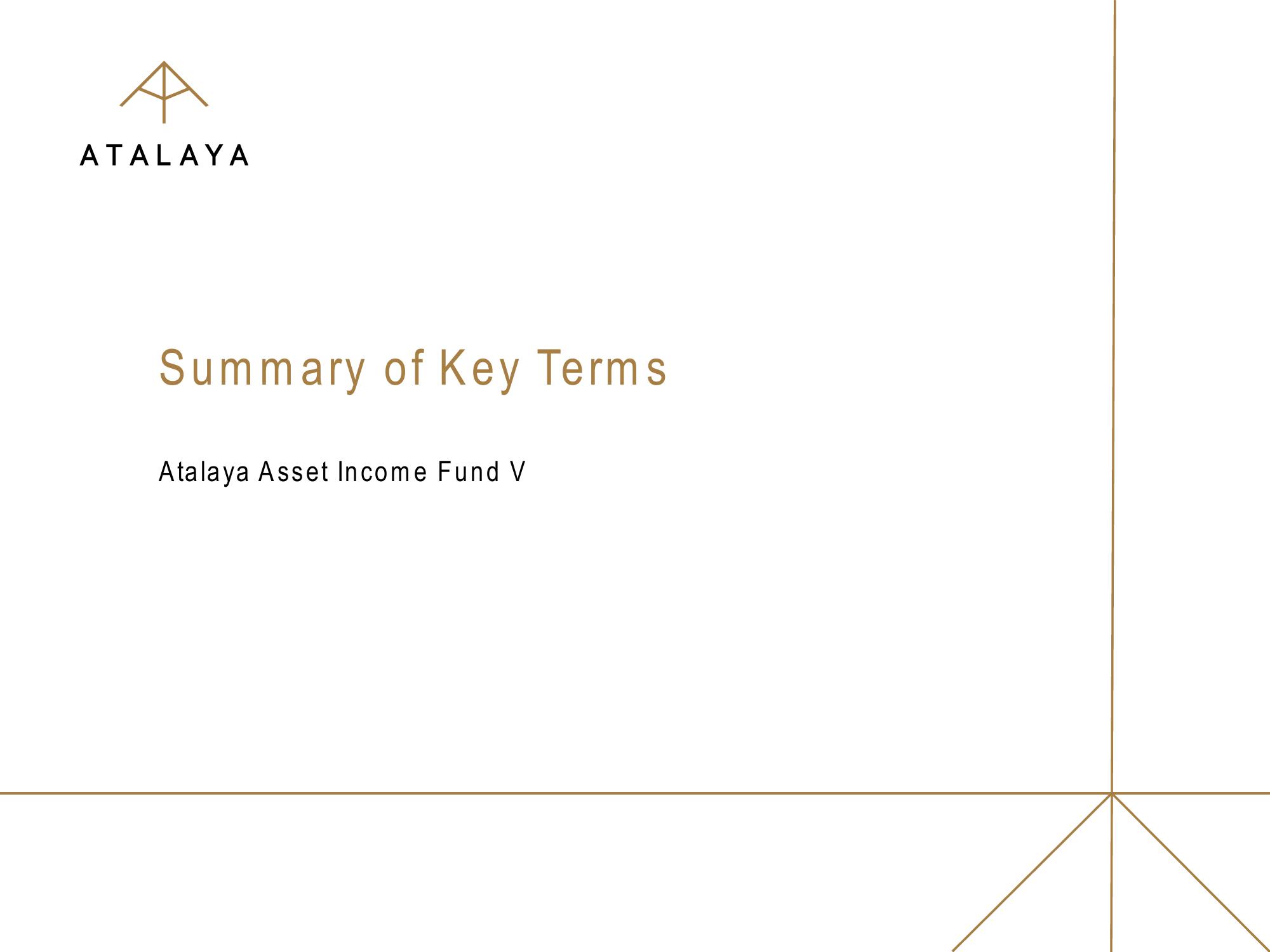 Atalaya Risk Management Overview slide image #30