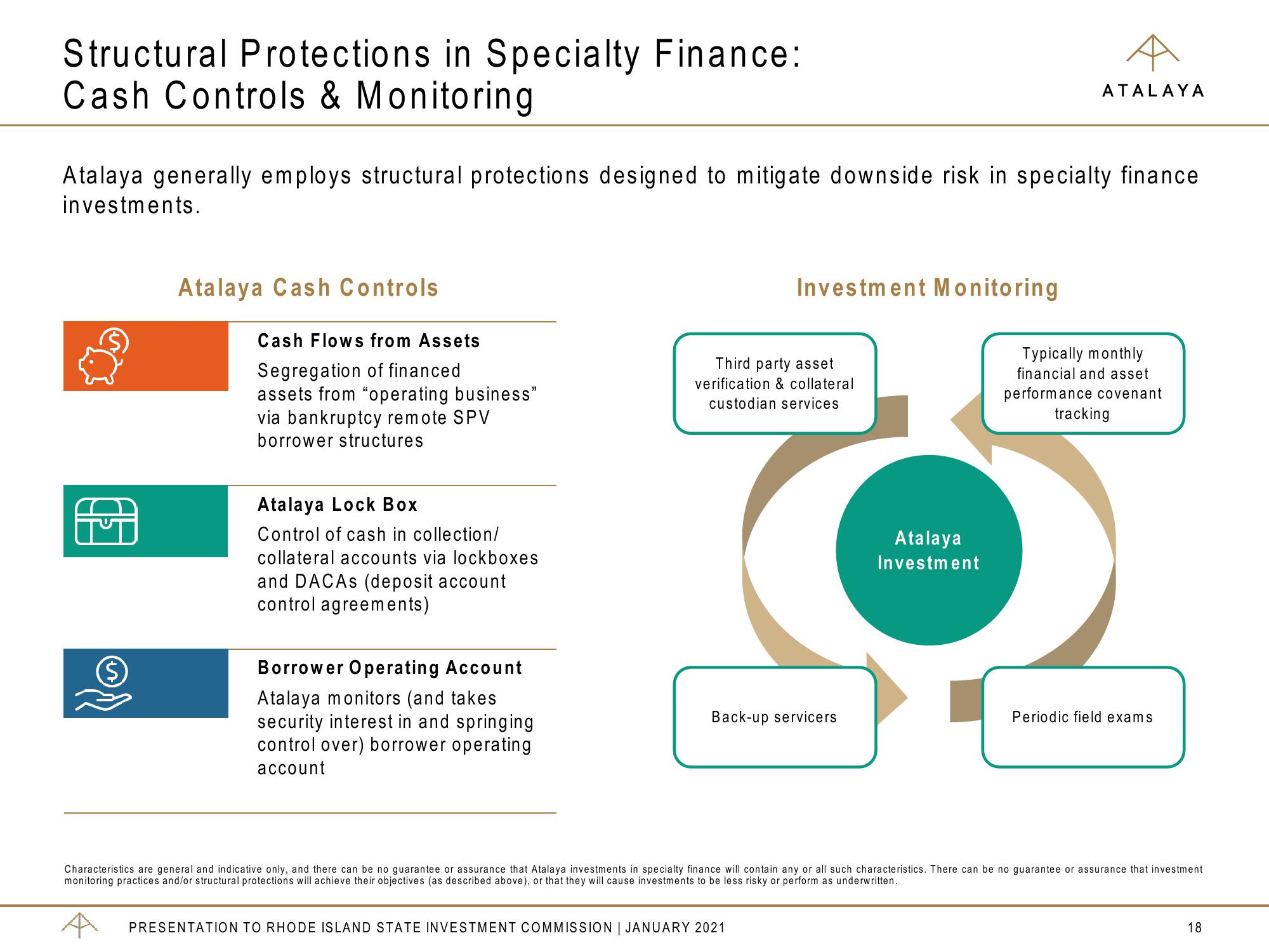 Atalaya Risk Management Overview slide image #18