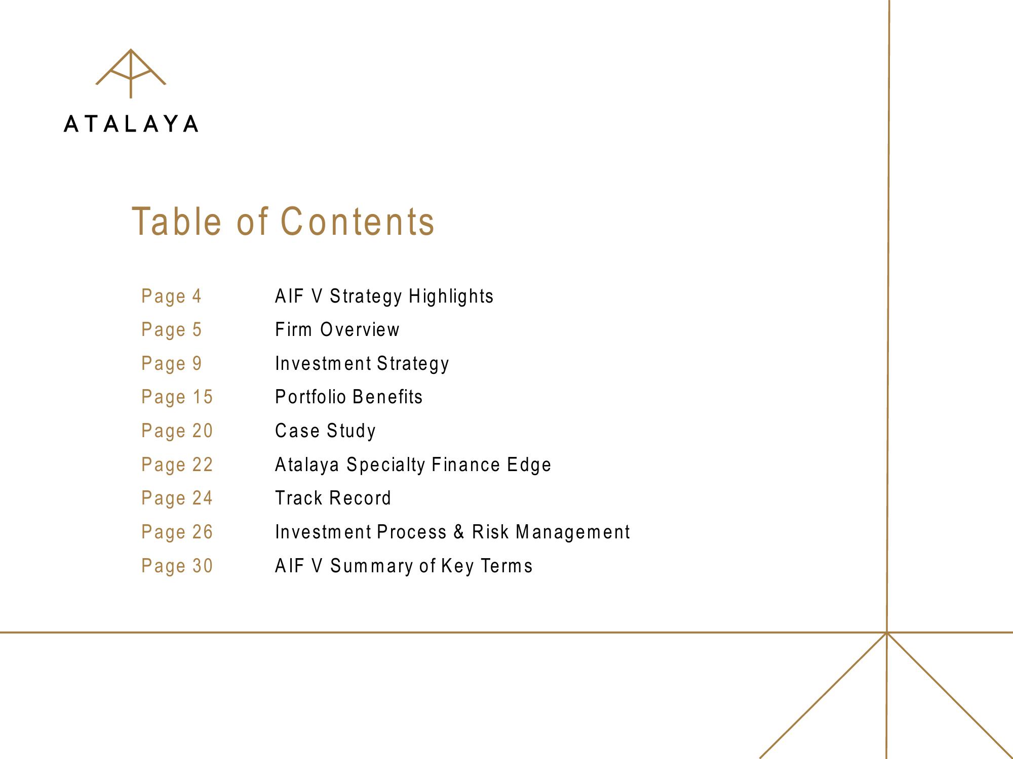 Atalaya Risk Management Overview slide image #3