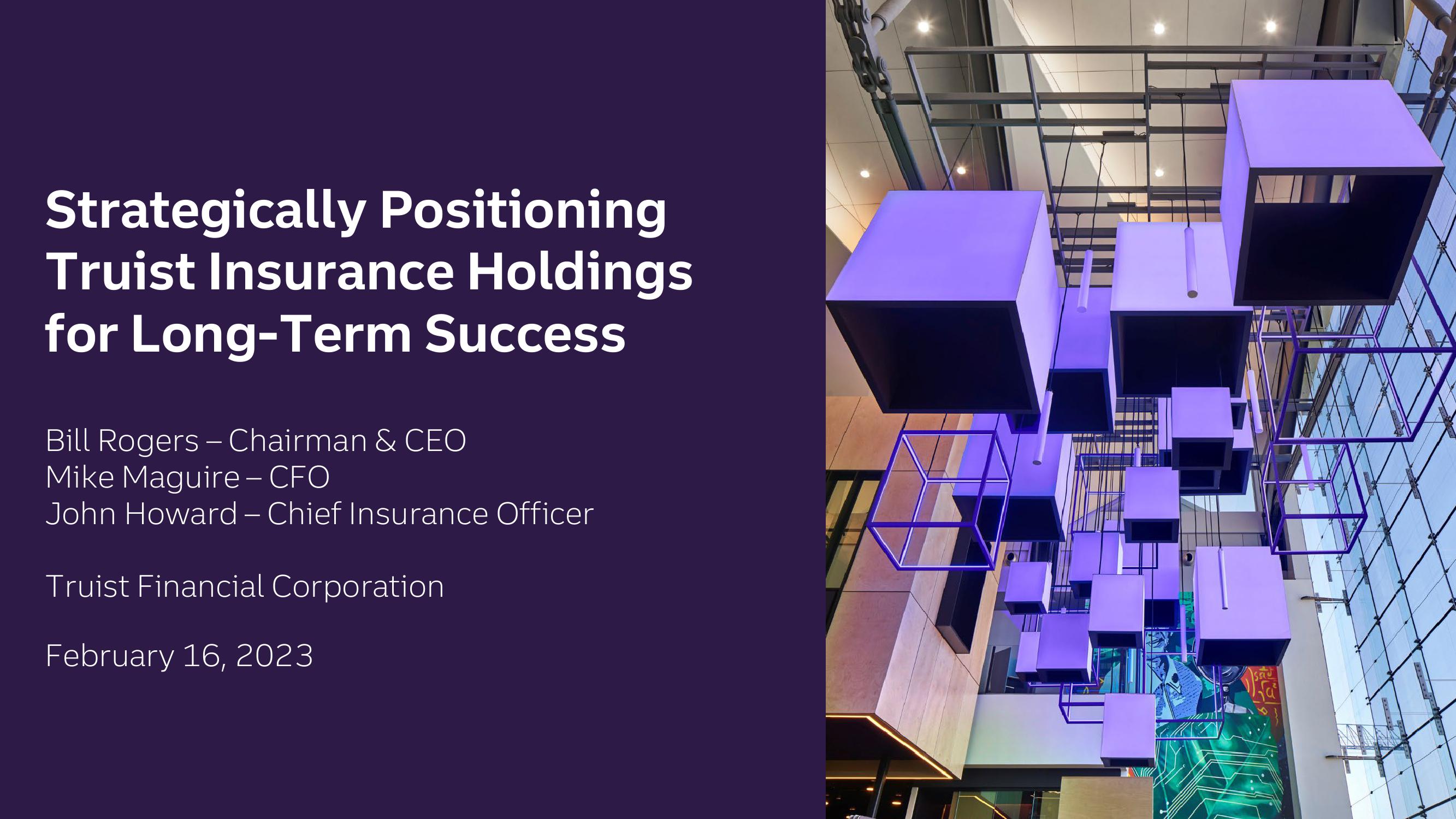 Strategically Positioning Truist Insurance Holdings for Long-Term Success image