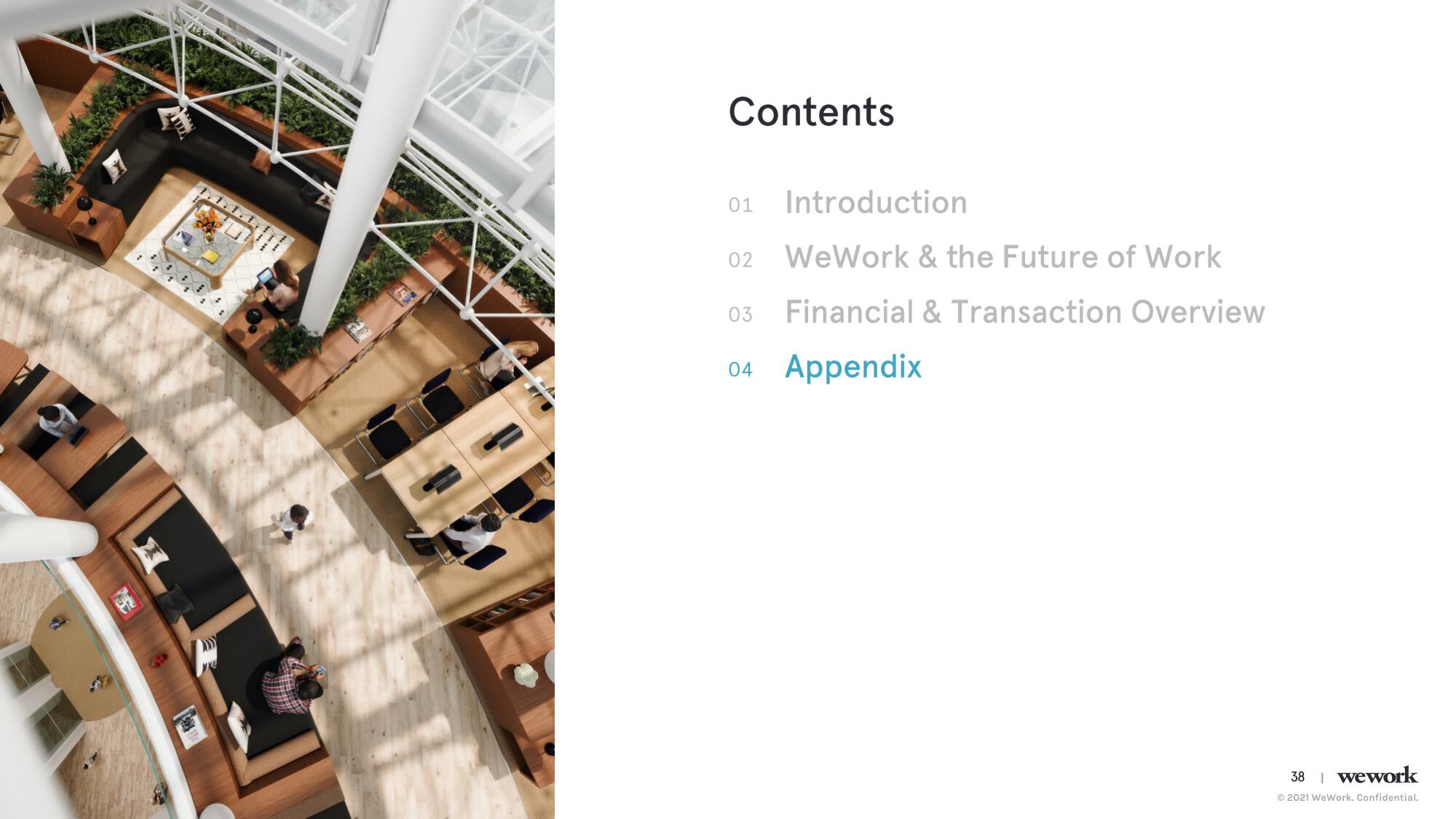 WeWork SPAC Presentation Deck slide image #39