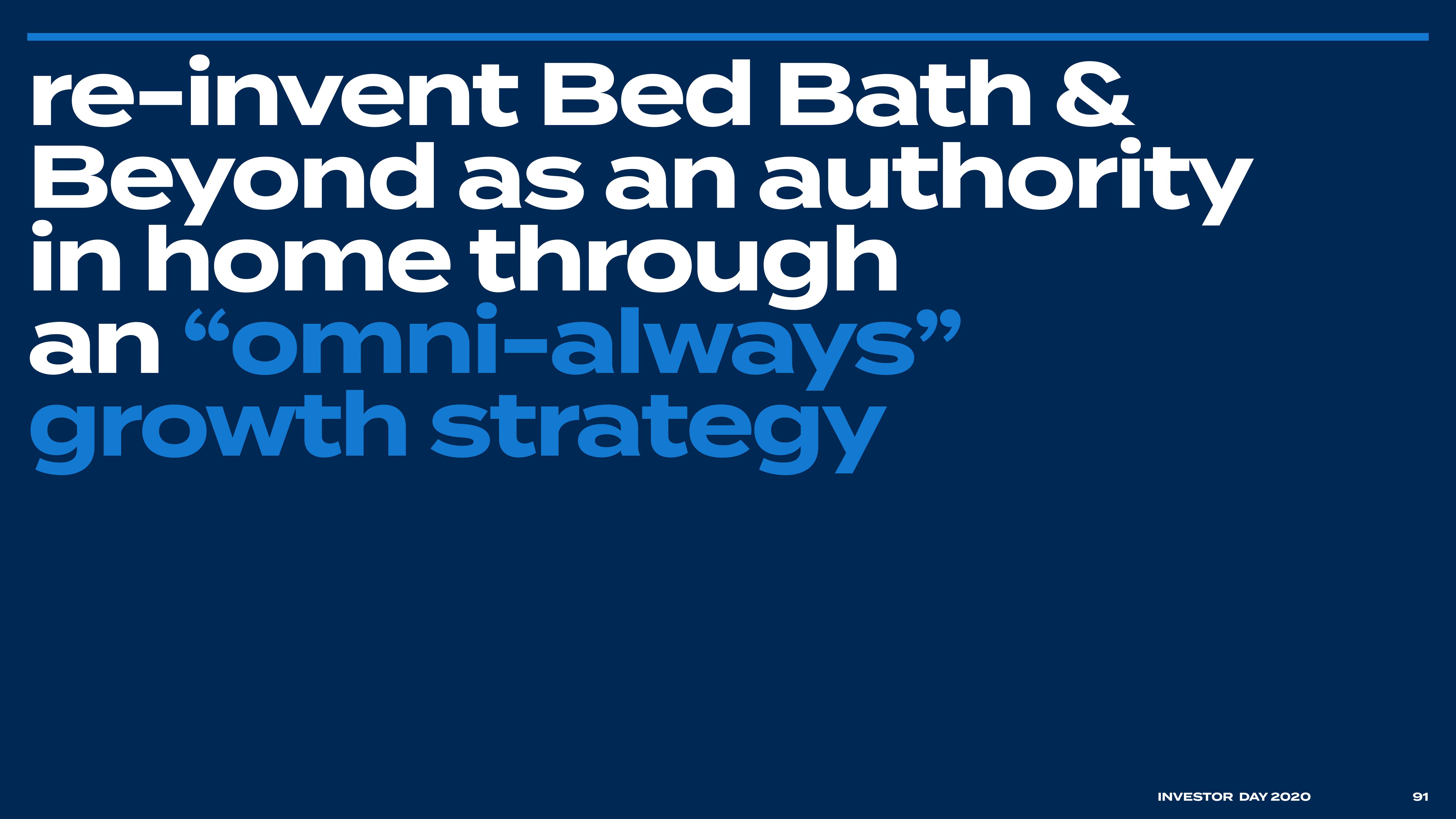 Bed Bath & Beyond Investor Day Presentation Deck slide image #95