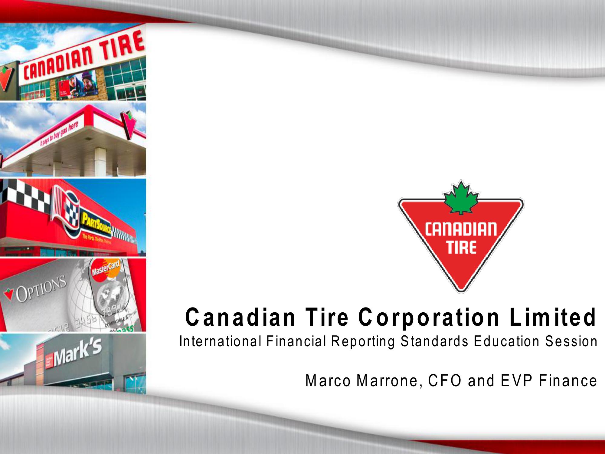 IFRS Impact on Canadian Tire image