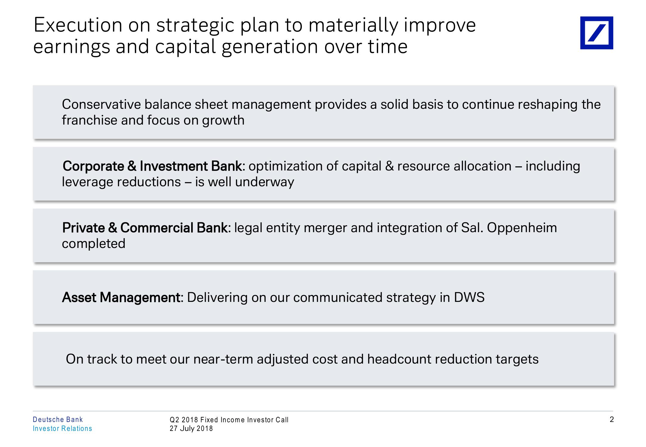 Q2 2018 Fixed Income Investor Conference Call slide image #3