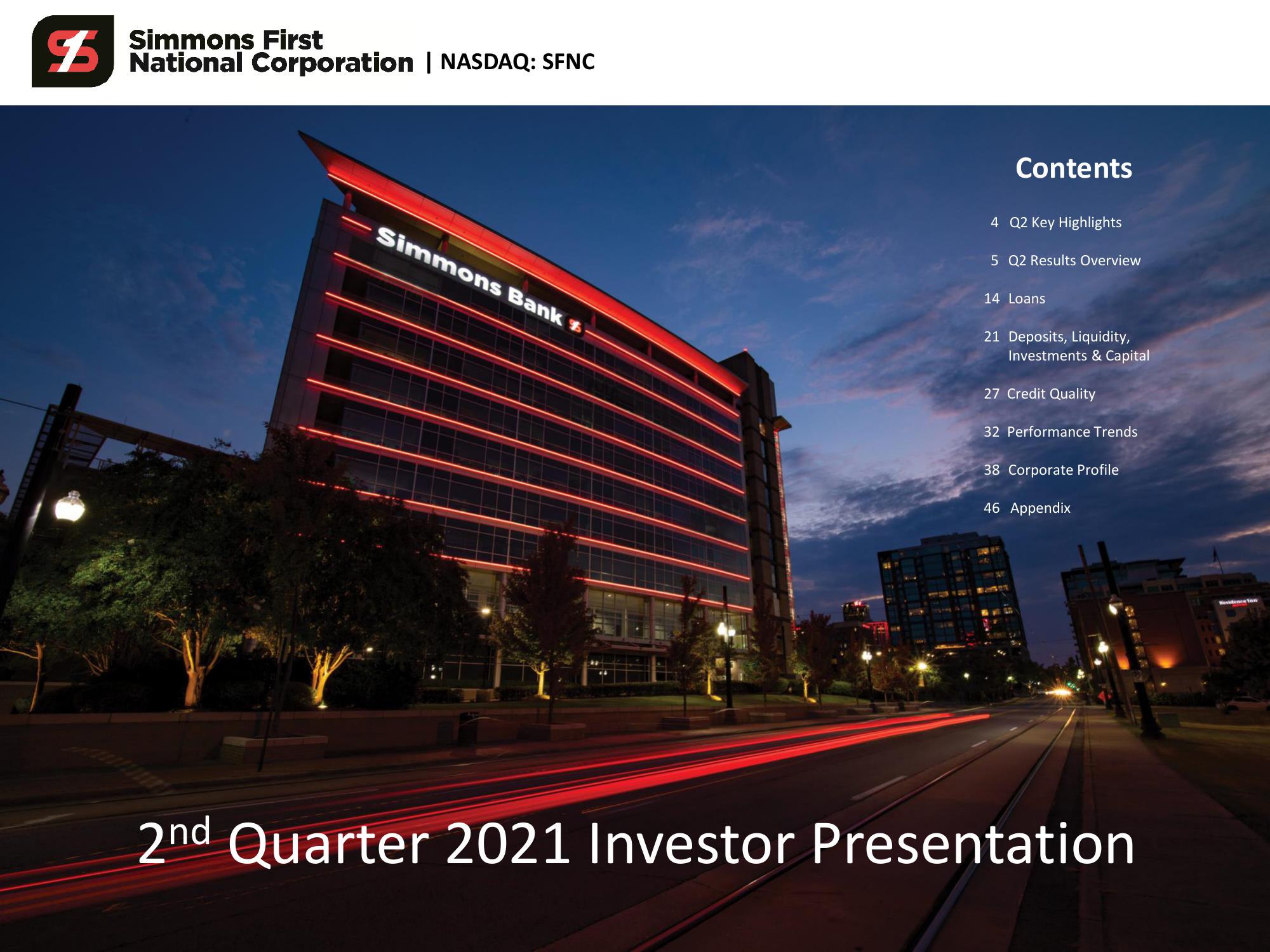 2nd Quarter 2021 Investor Presentation image