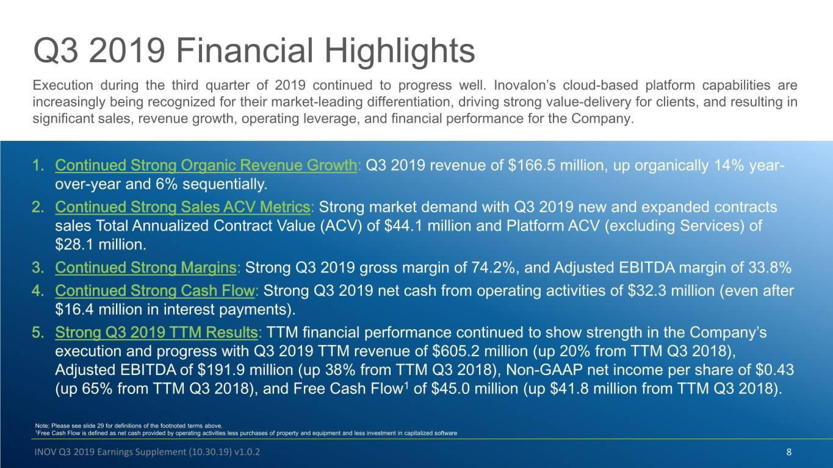 Inovalon Results Presentation Deck slide image #8