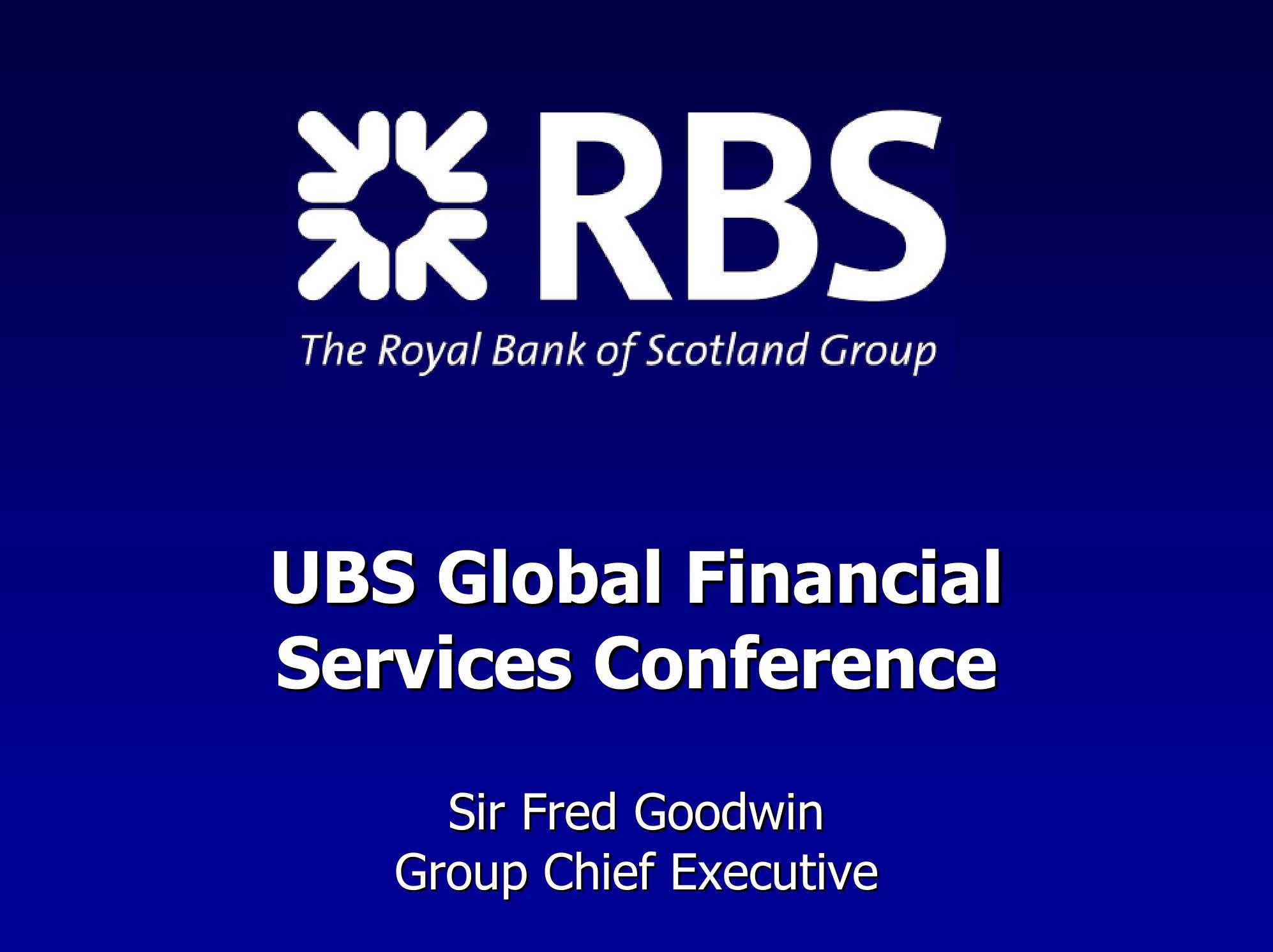 UBS Global Financial Services Conference image