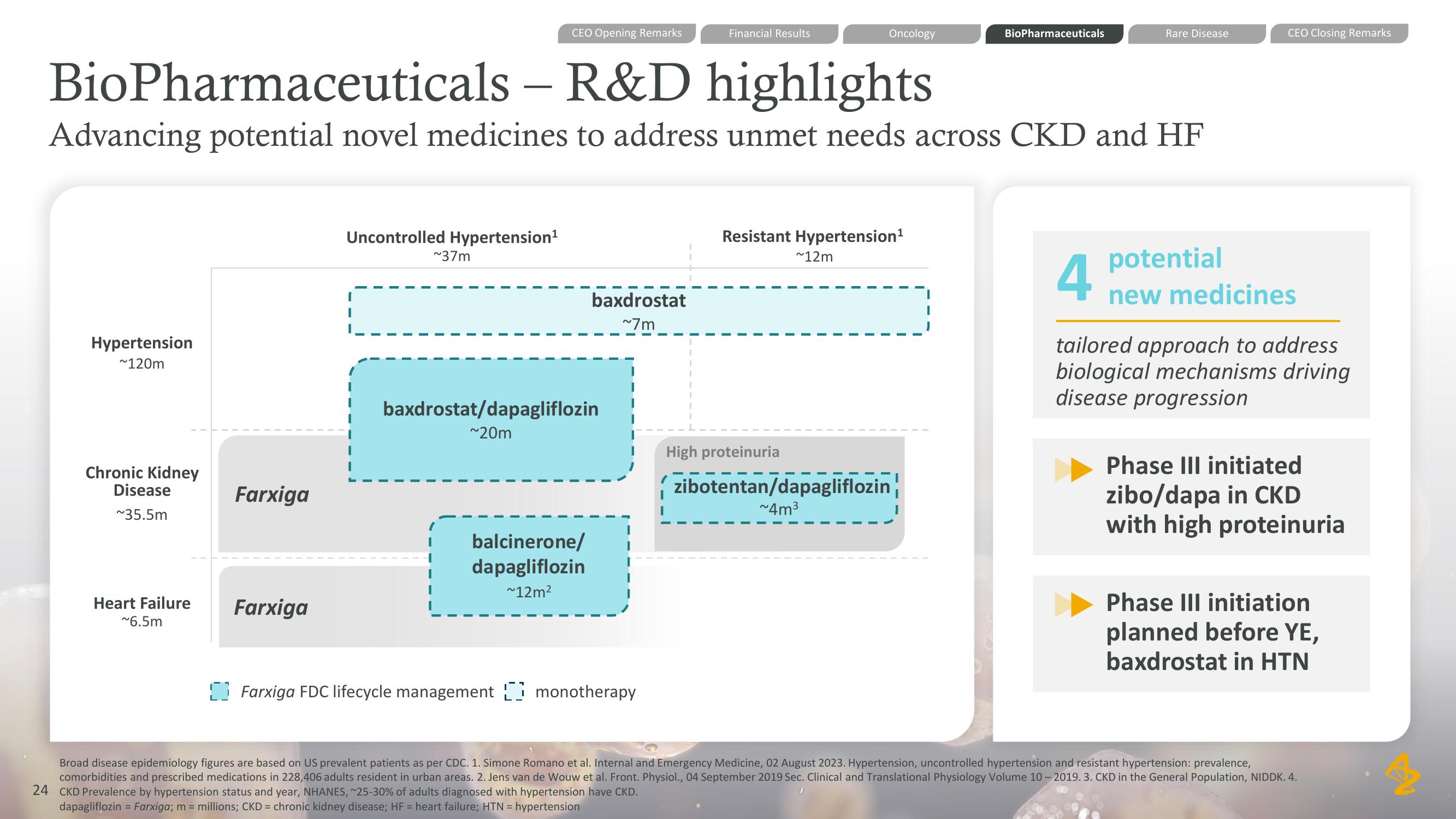 AstraZeneca Results Presentation Deck slide image #24