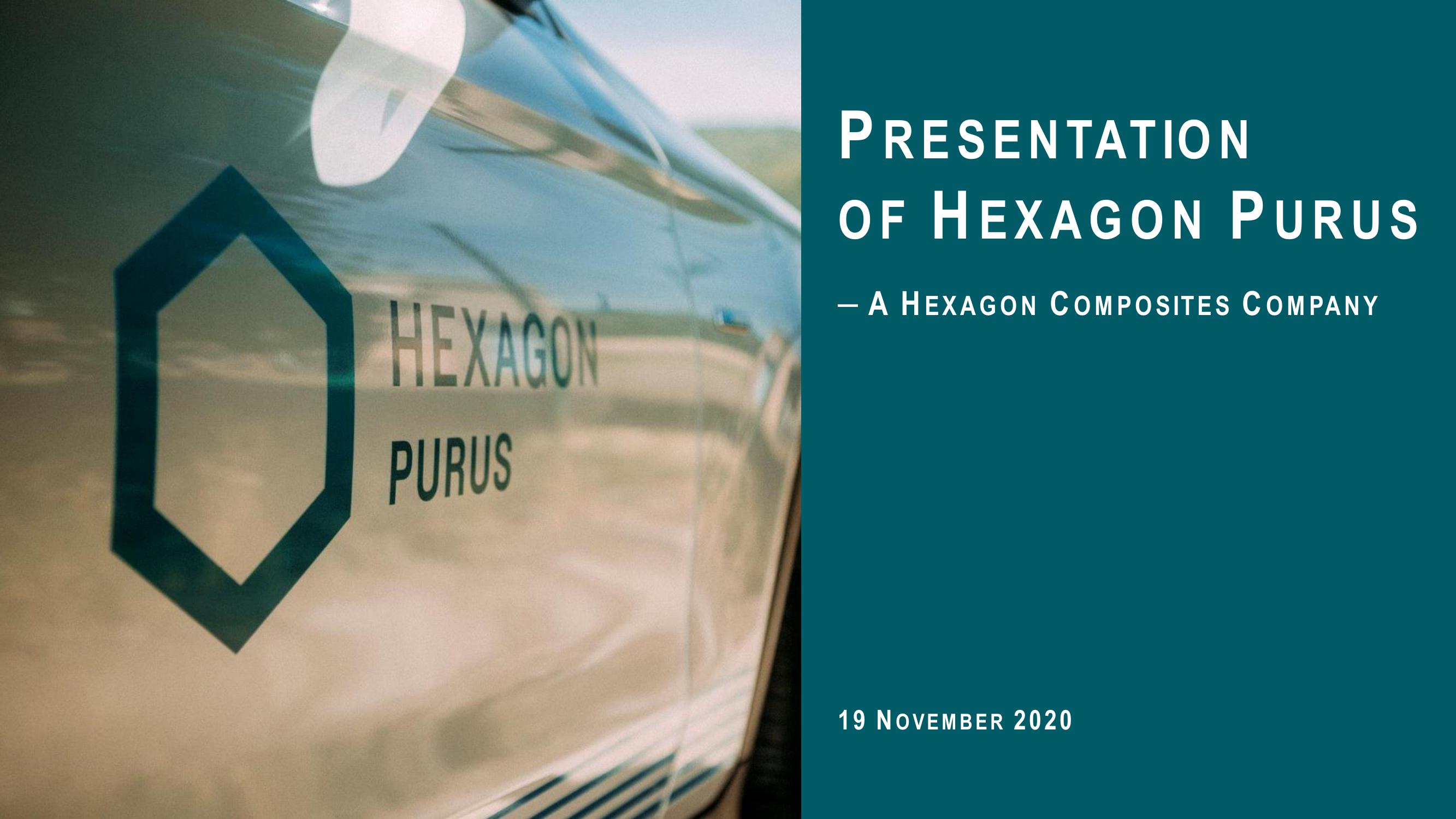 Hexagon Purus SPAC Presentation Deck image