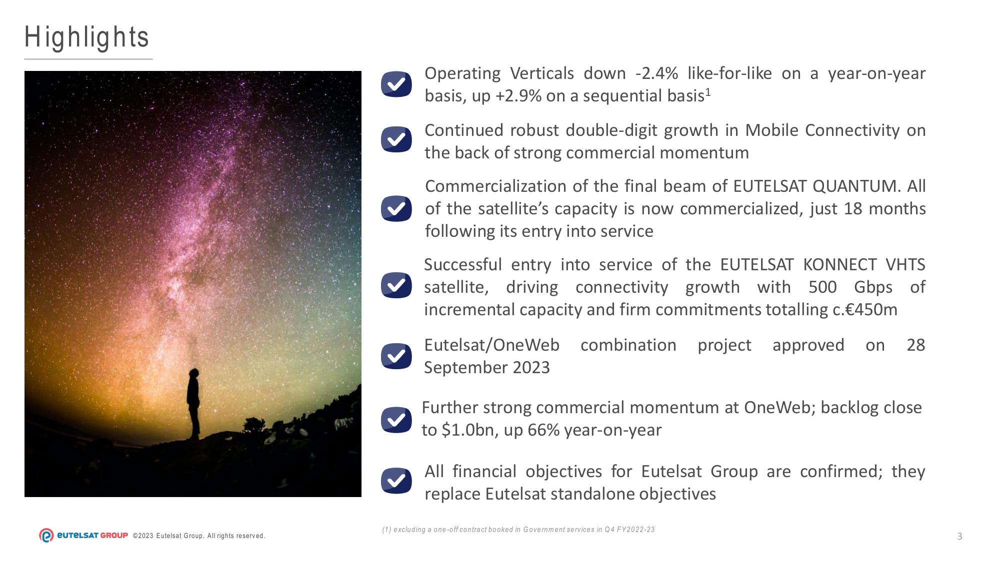 Eutelsat Results Presentation Deck slide image #3