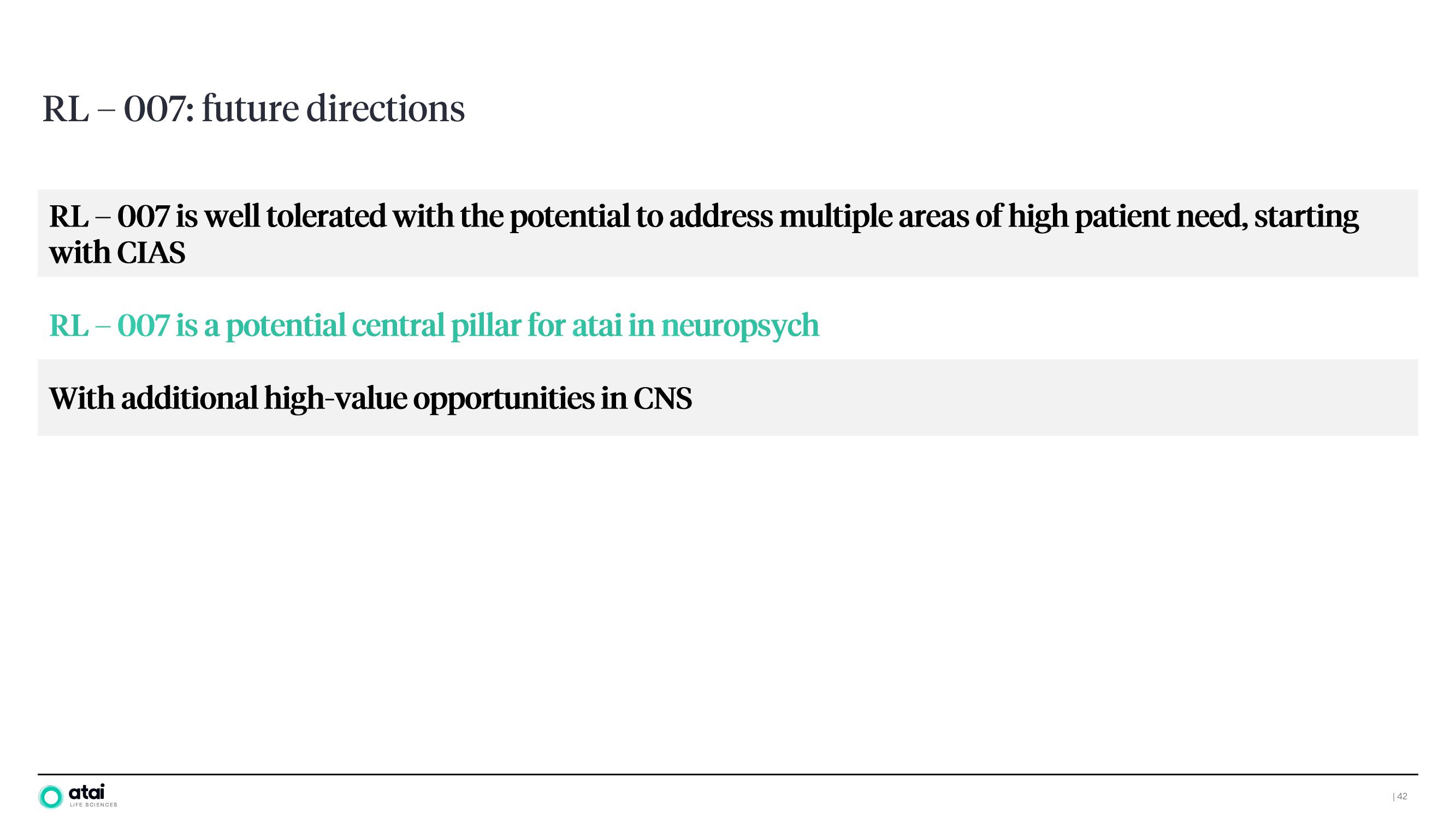 ATAI Investor Day Presentation Deck slide image #41