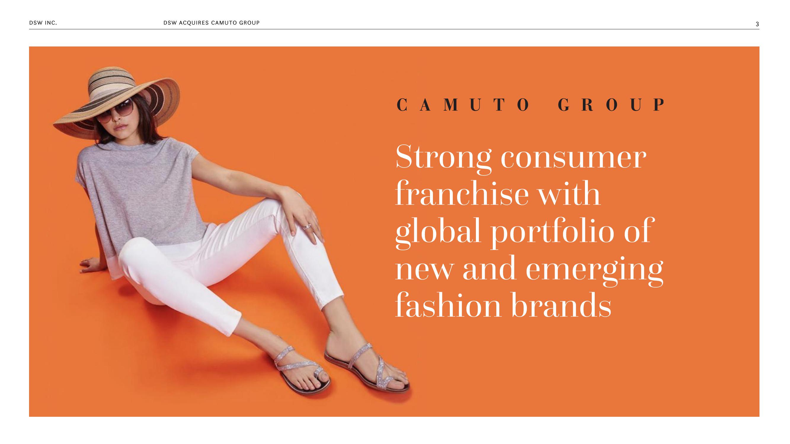 DSW Inc. Acquires Camuto Group Special Conference slide image #3