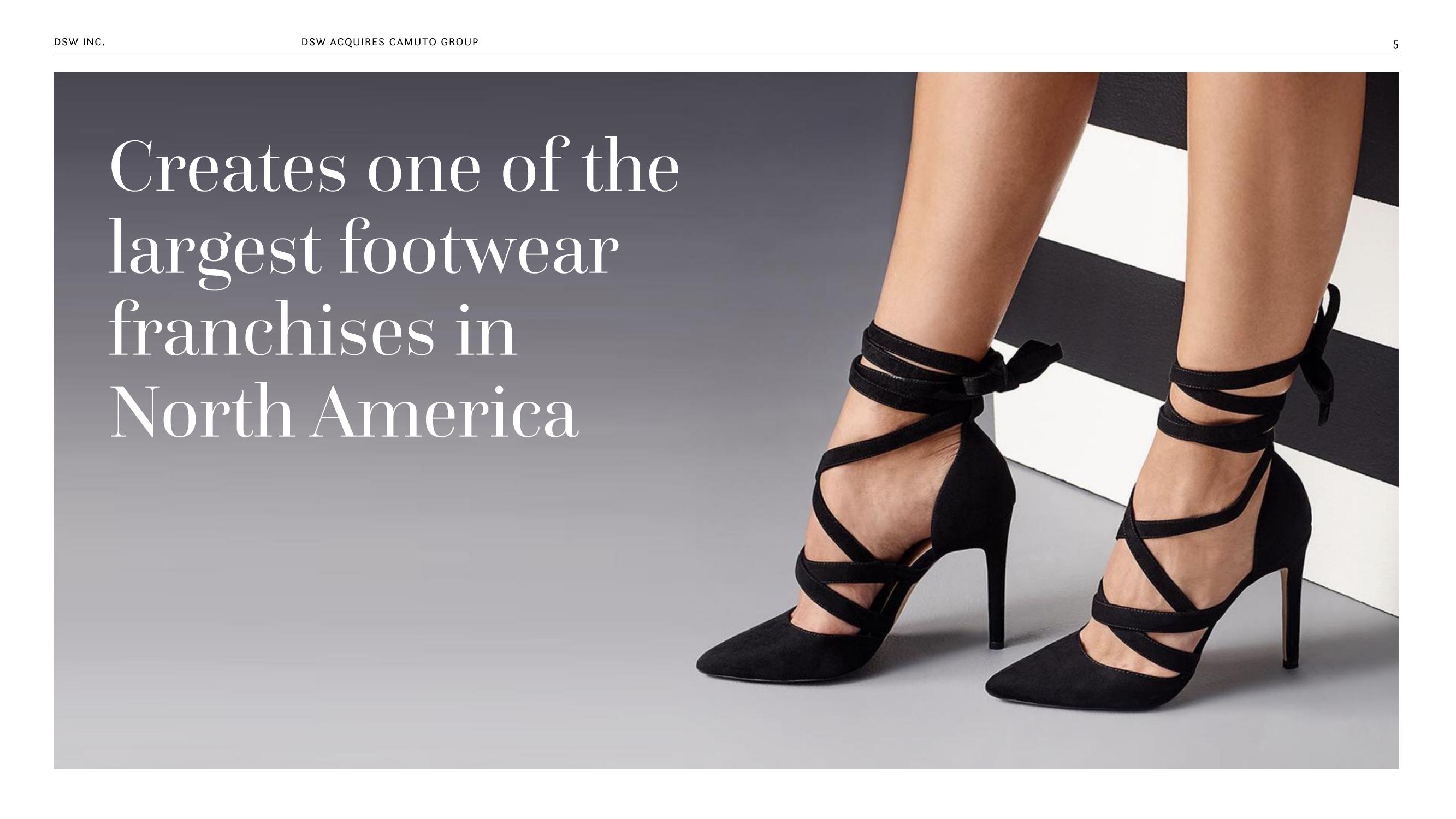 DSW Inc. Acquires Camuto Group Special Conference slide image #5