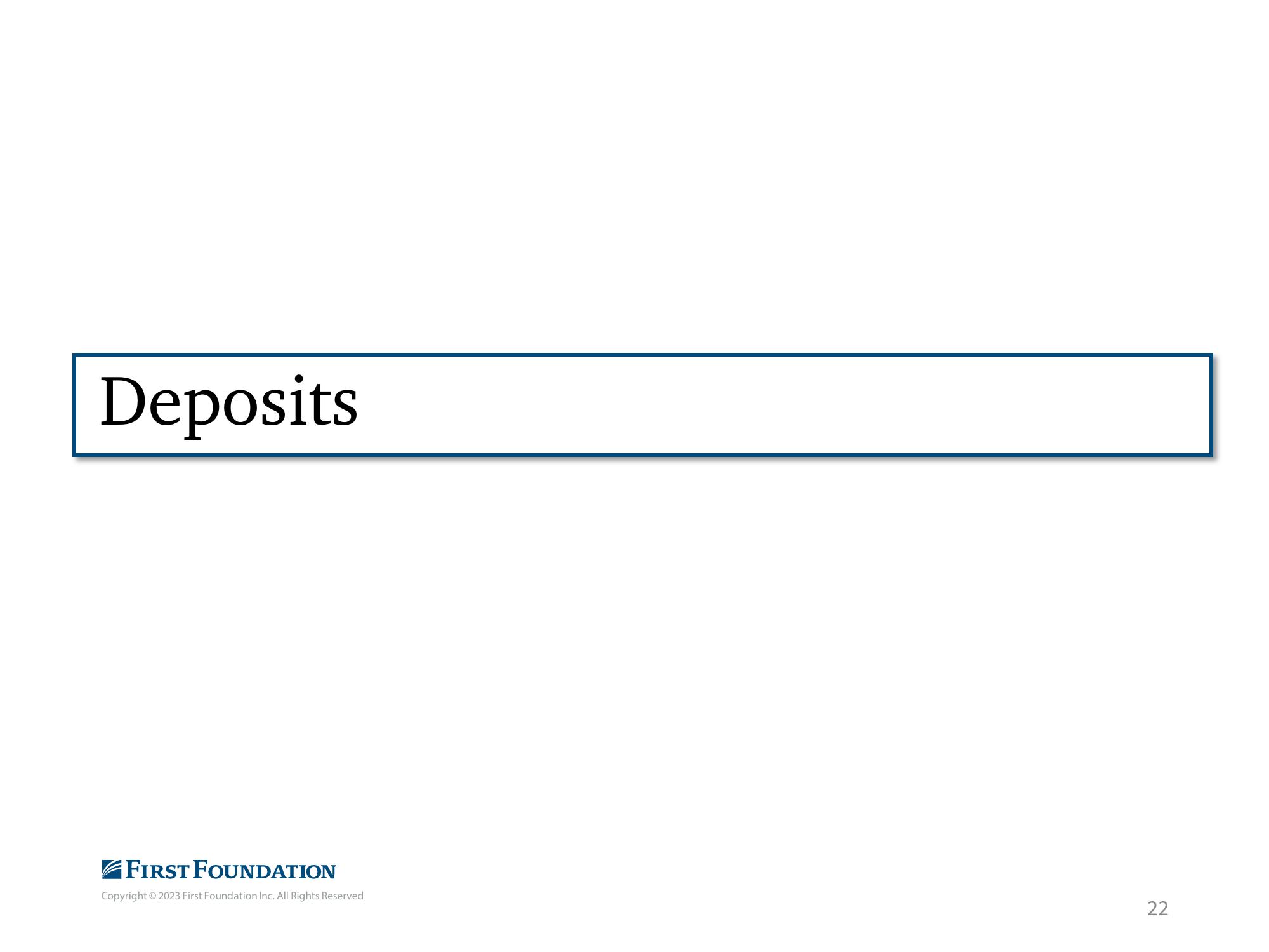 First Foundation Investor Presentation Deck slide image #23