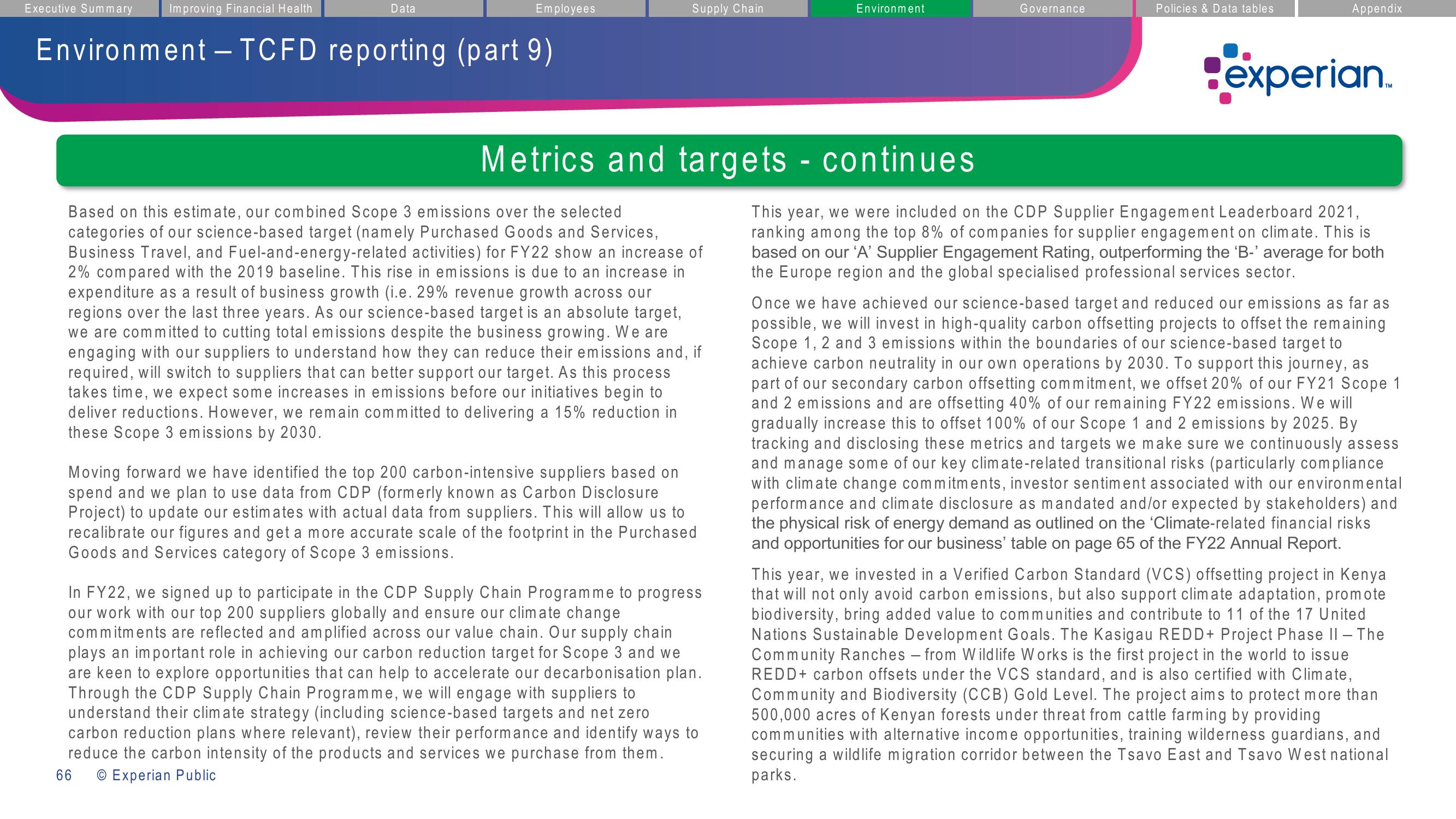 Experian ESG Presentation Deck slide image #66