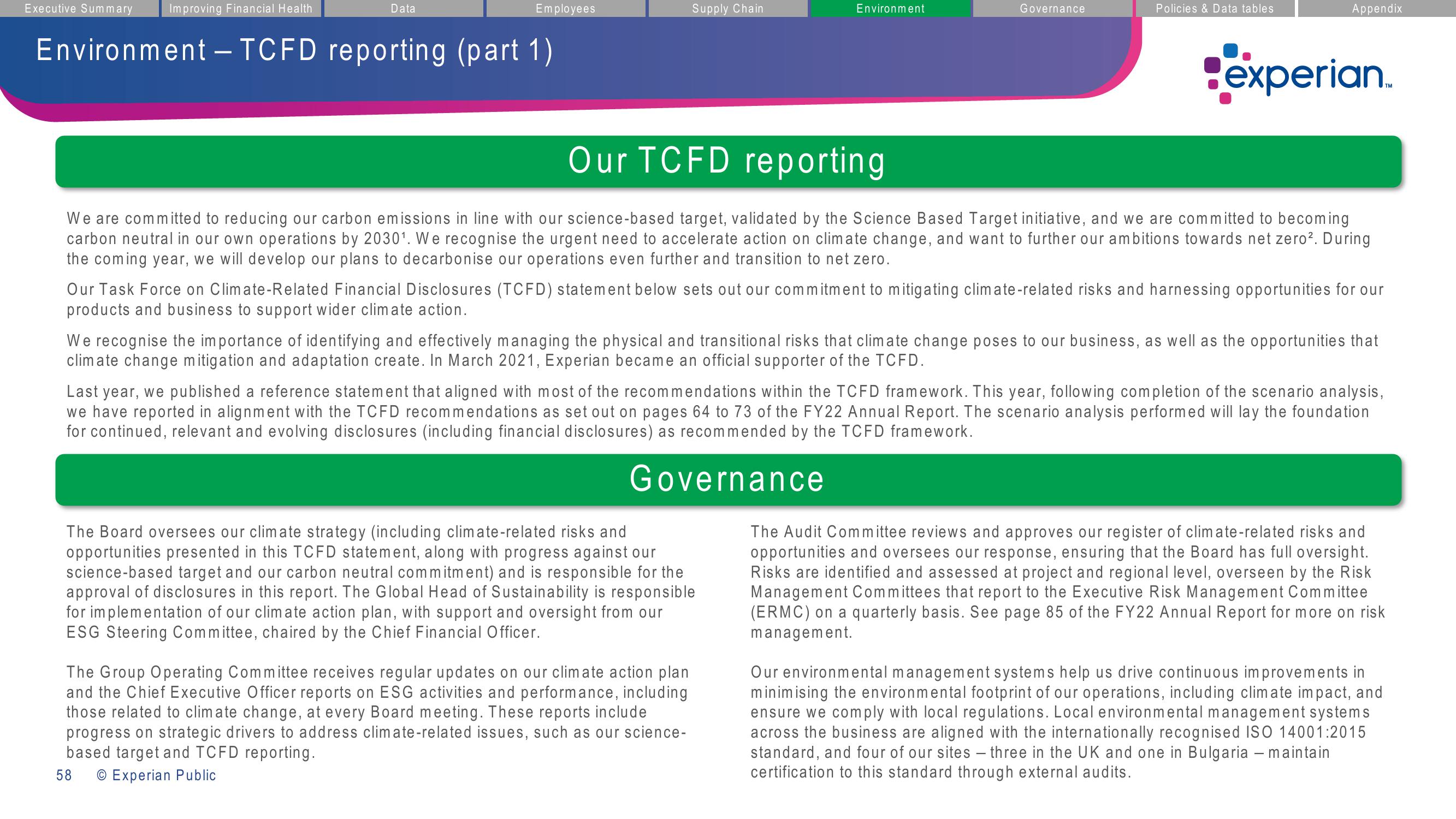 Experian ESG Presentation Deck slide image #58