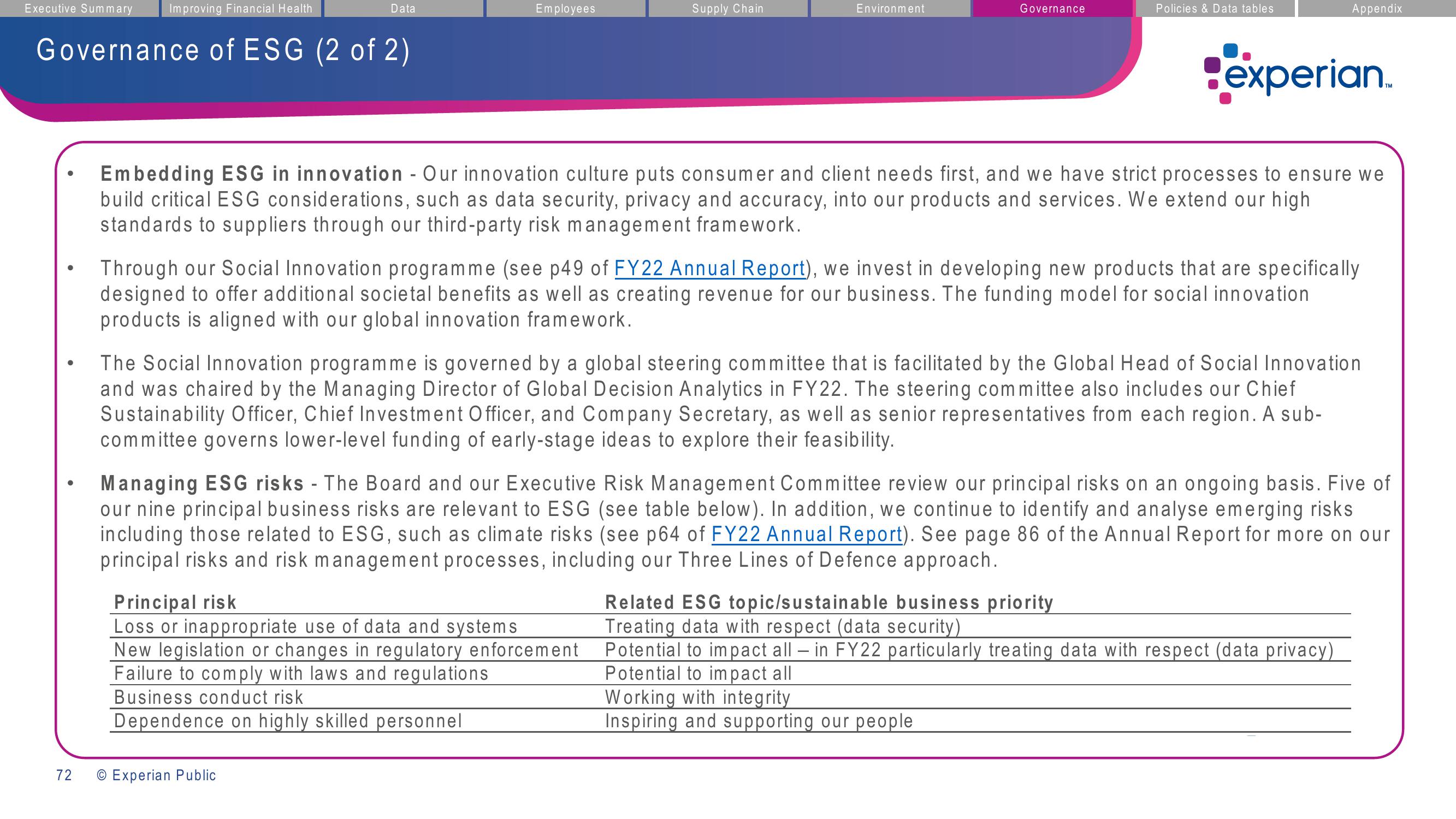 Experian ESG Presentation Deck slide image #72