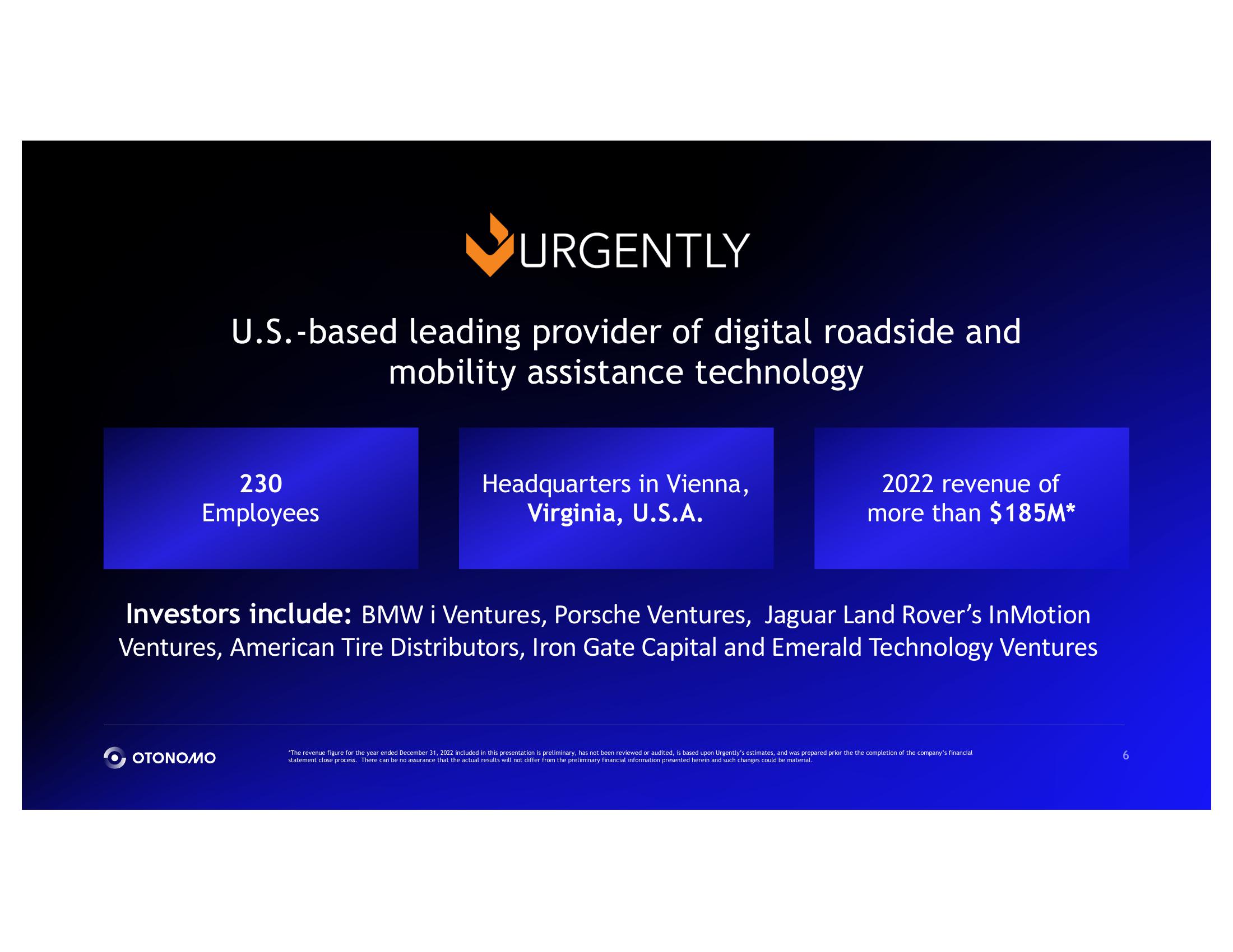 Otonomo Results Presentation Deck slide image #6