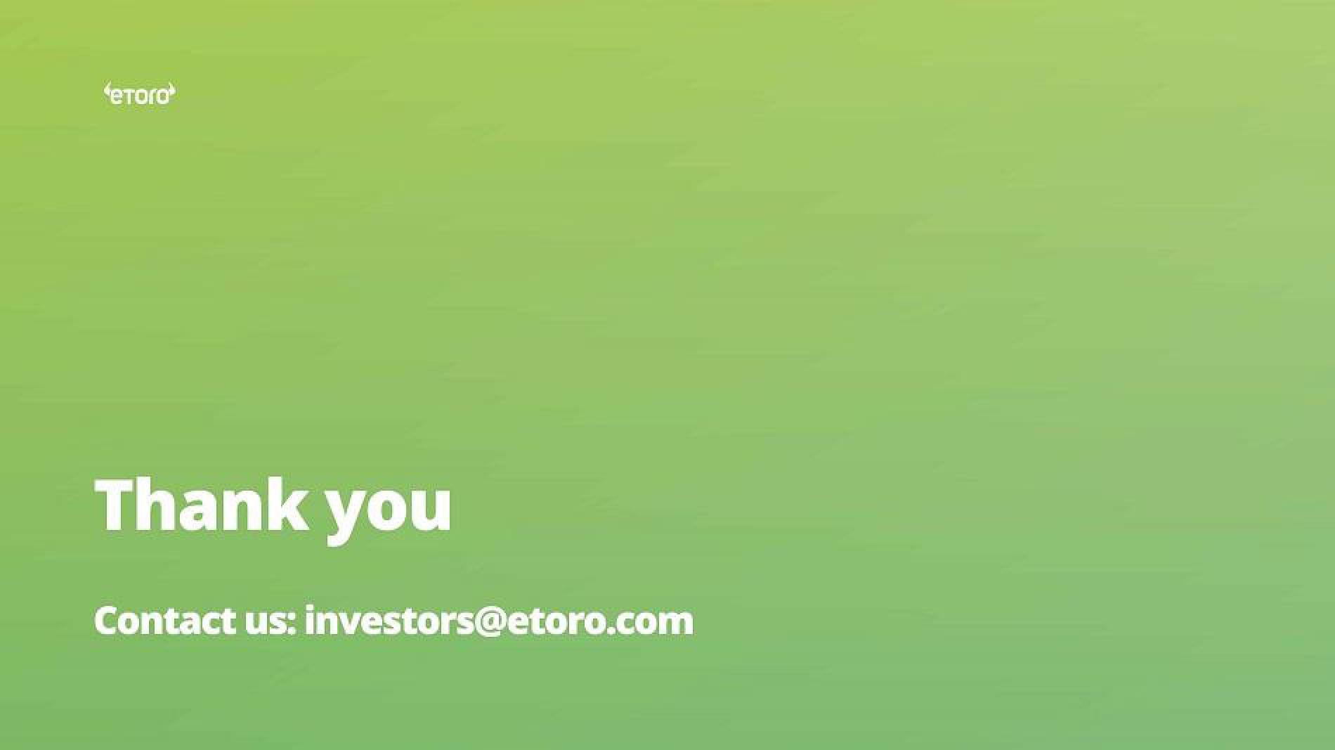 eToro Results Presentation Deck slide image #39