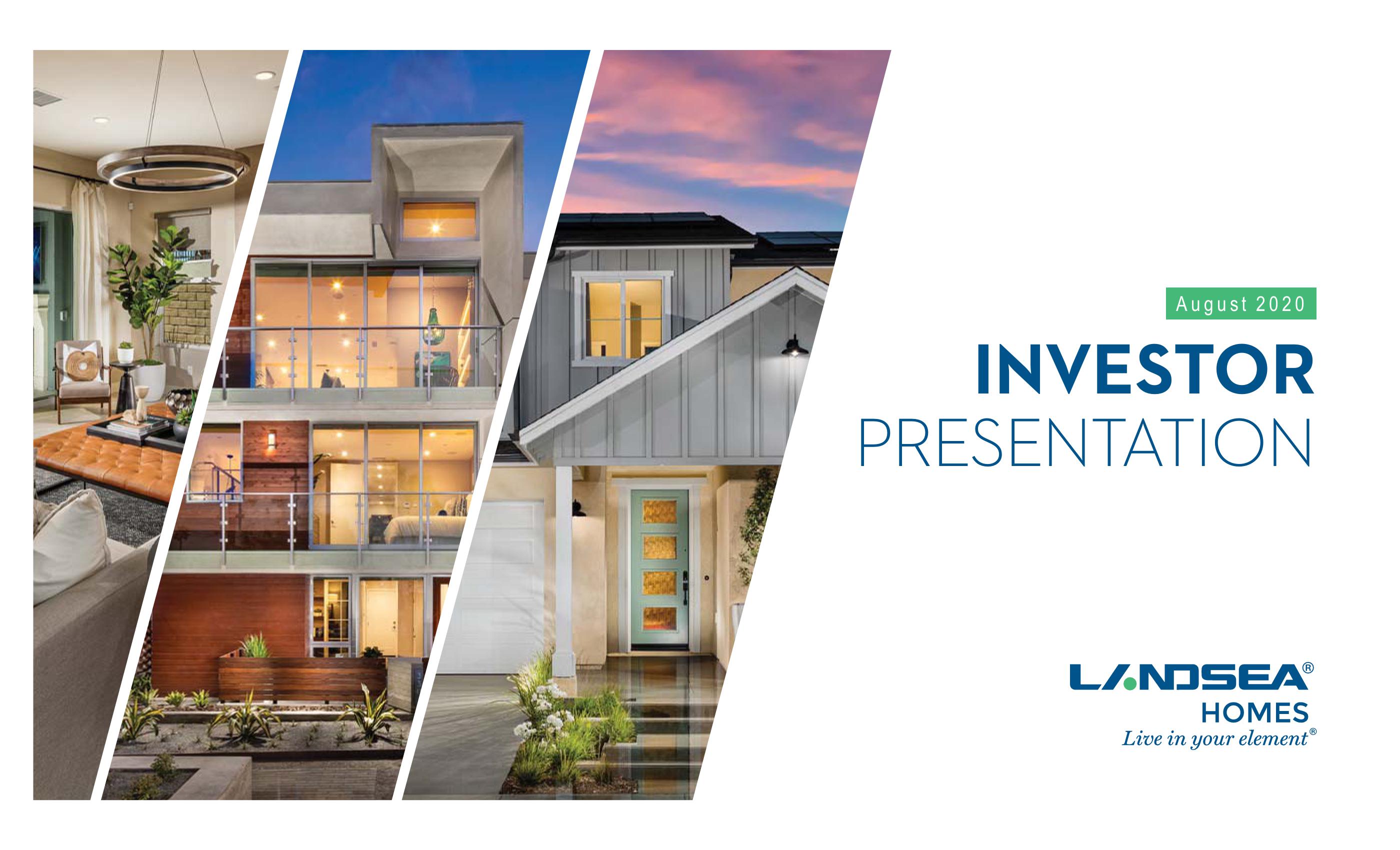 LandSea Homes Investor Presentation image