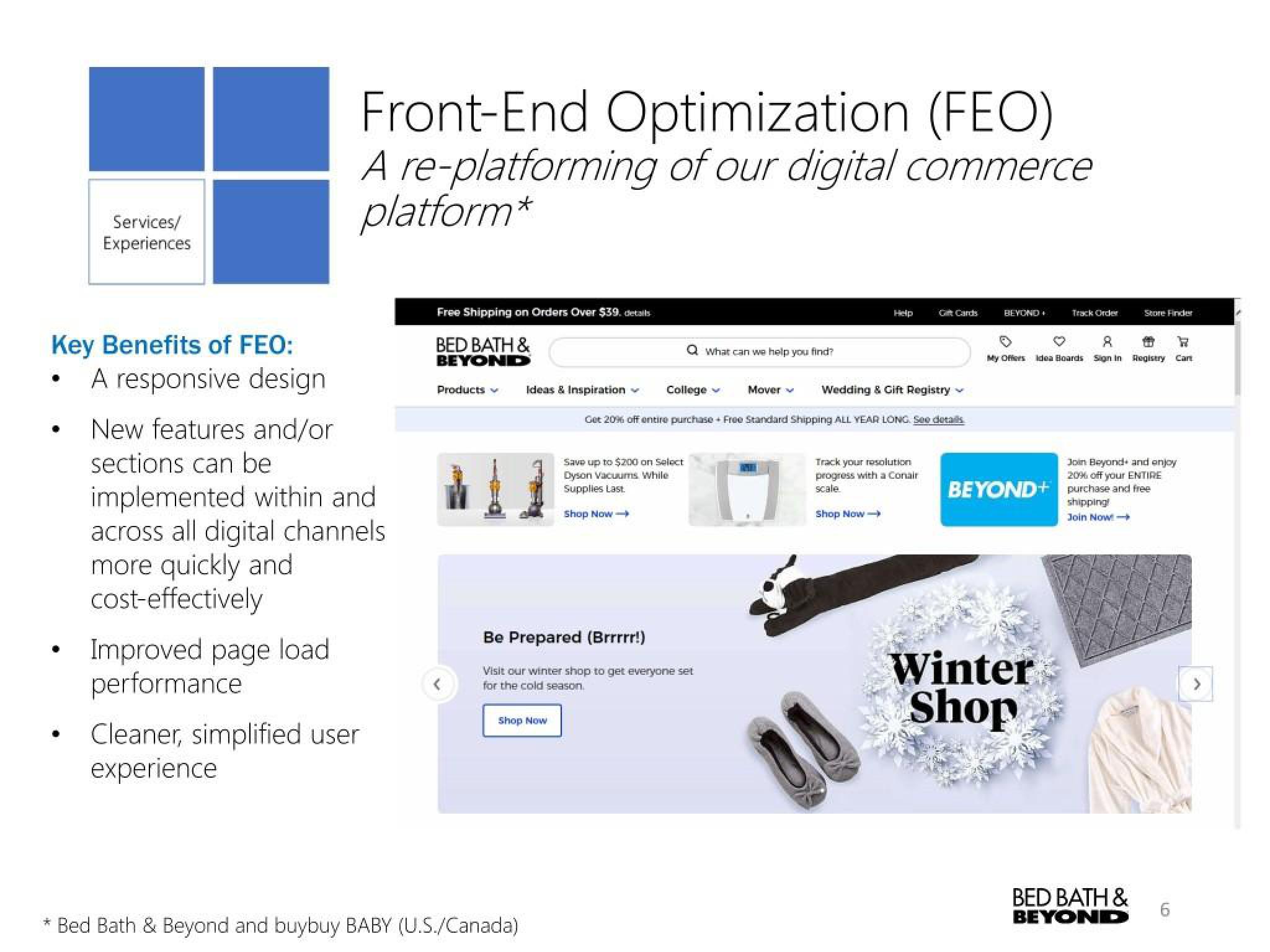 Bed Bath & Beyond Results Presentation Deck slide image