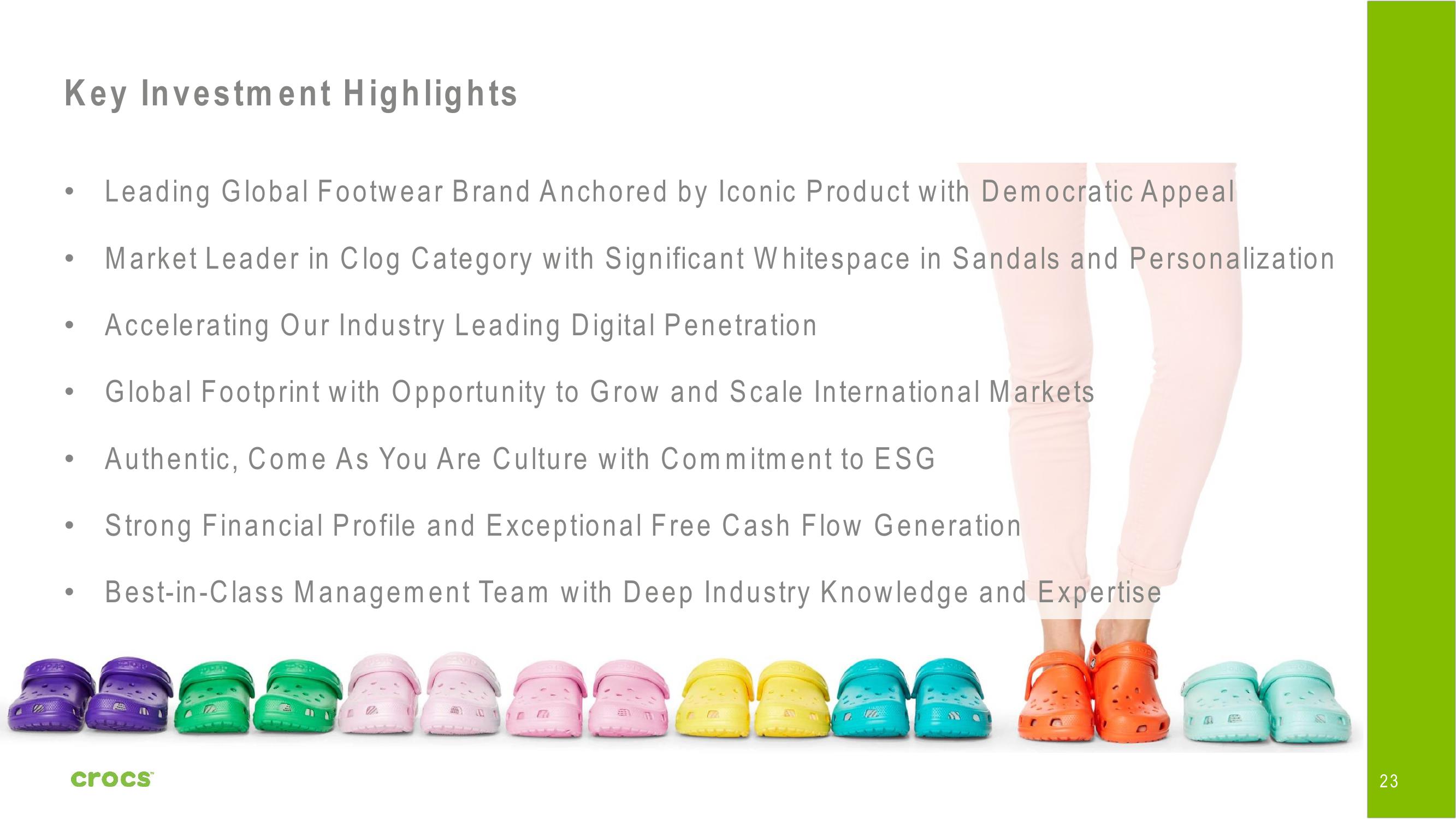 Crocs Investor Presentation Deck slide image #23