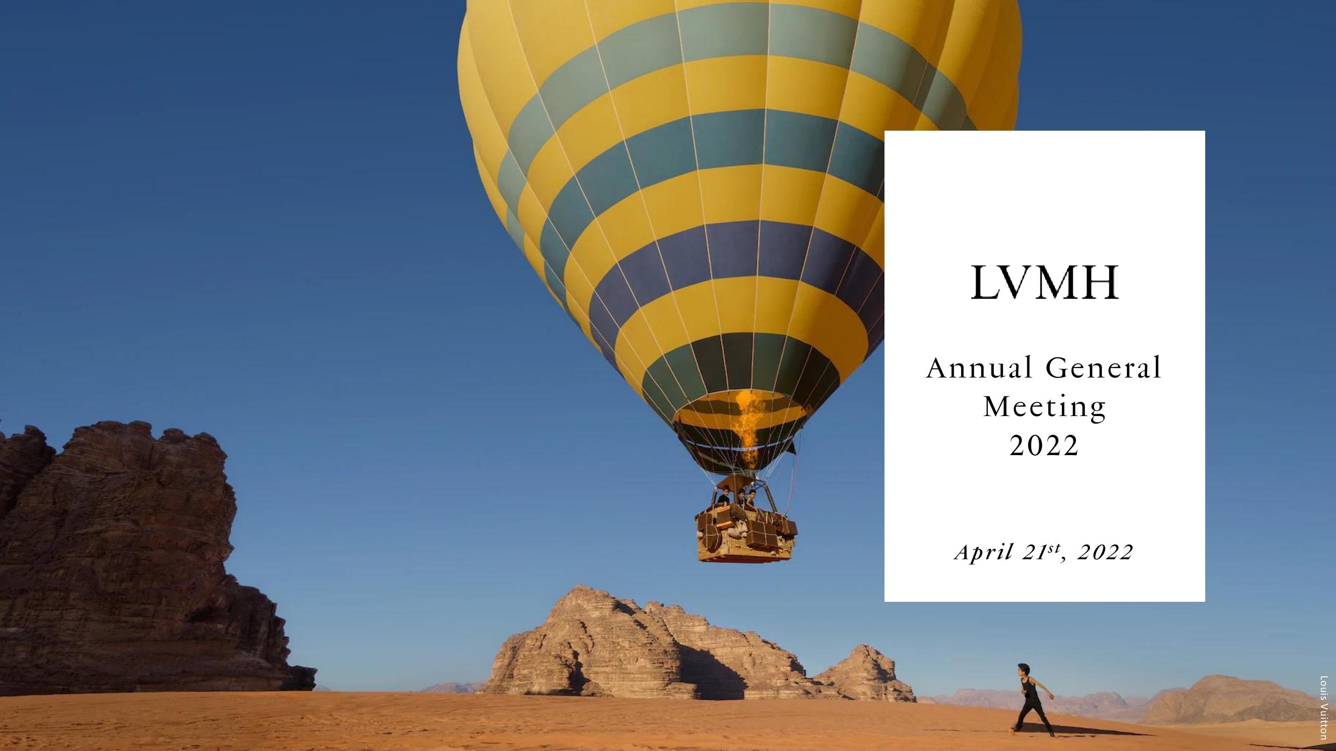 LVMH Results Presentation Deck image