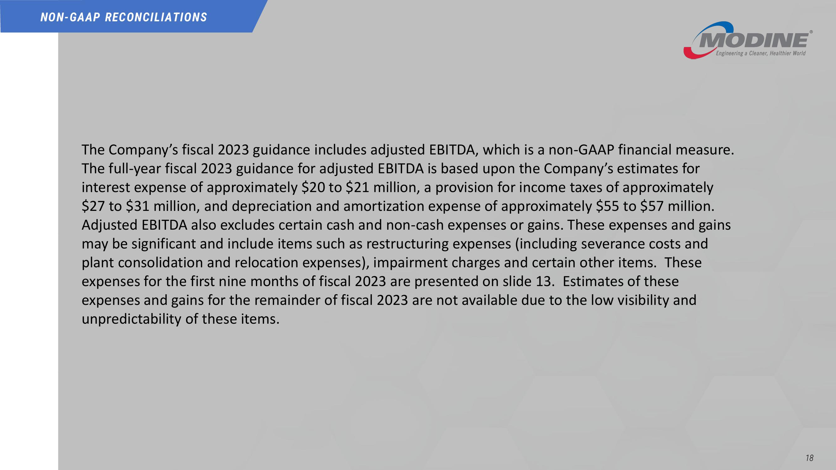 Third Quarter Fiscal 2023 slide image #18