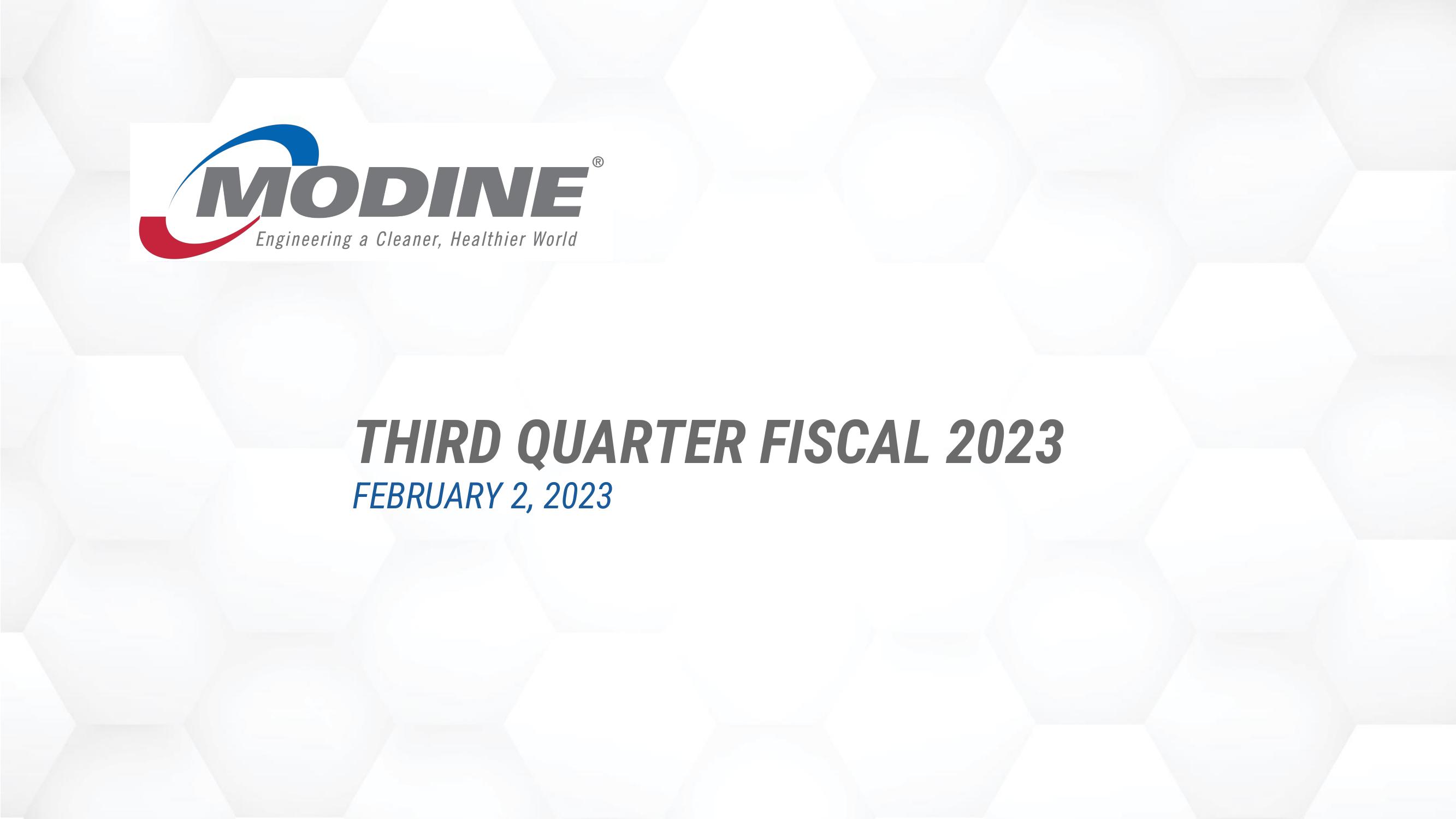 Third Quarter Fiscal 2023 image