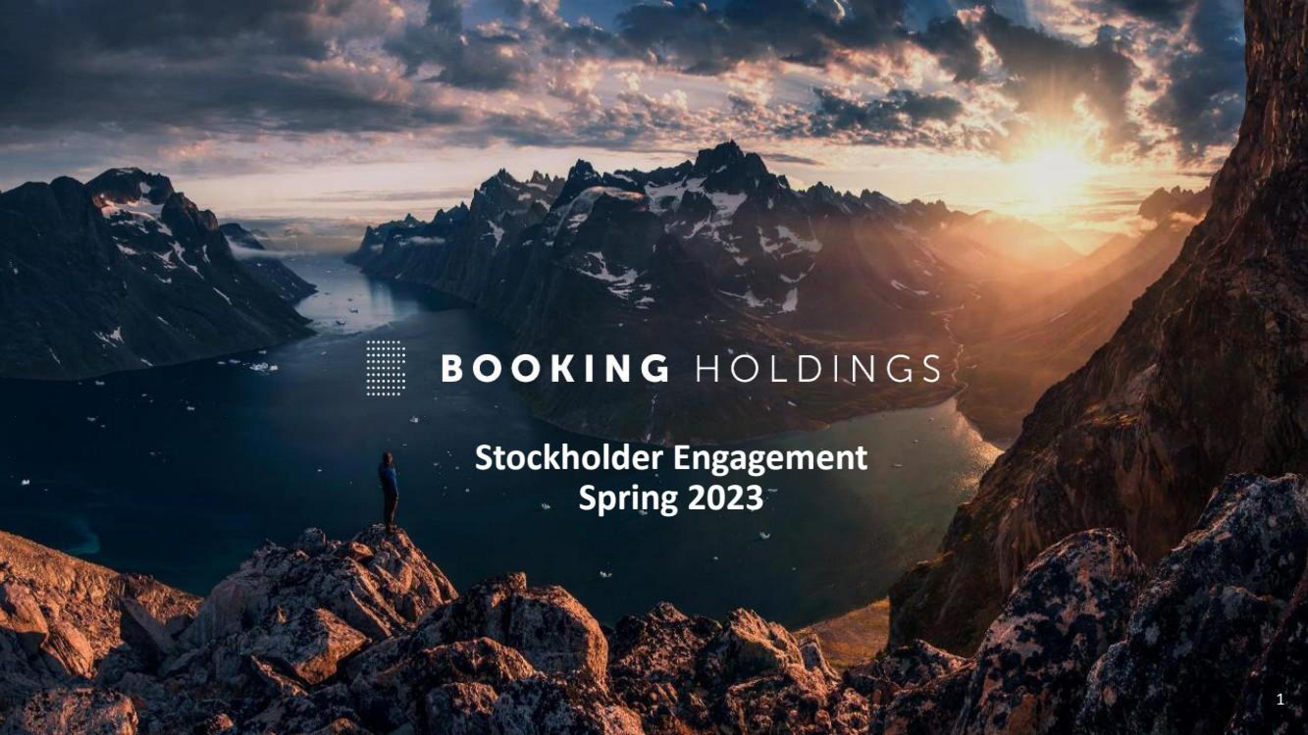 Booking Holdings Shareholder Engagement Presentation Deck image