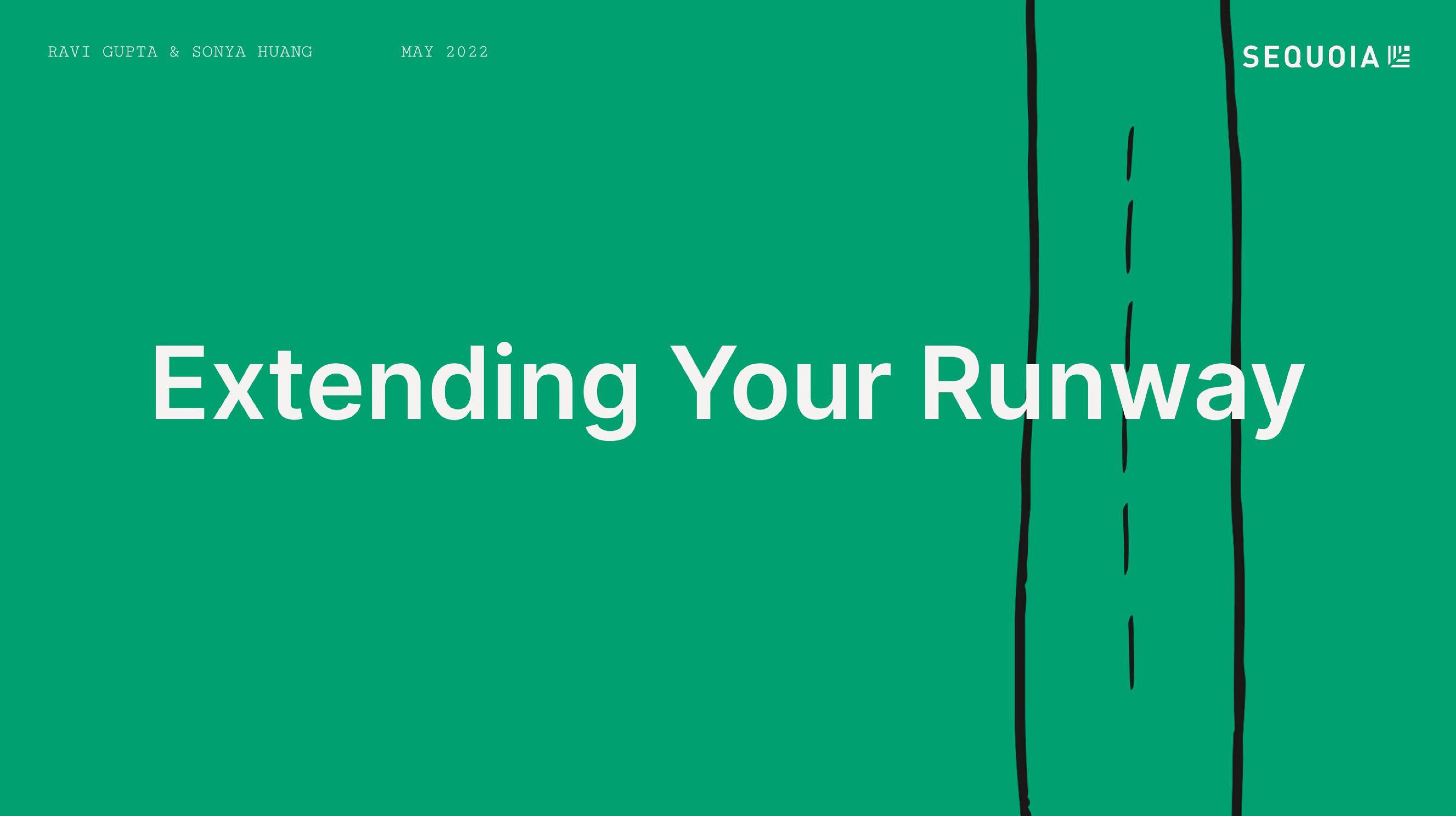 Sequoia Capital: Extend Your Runway image