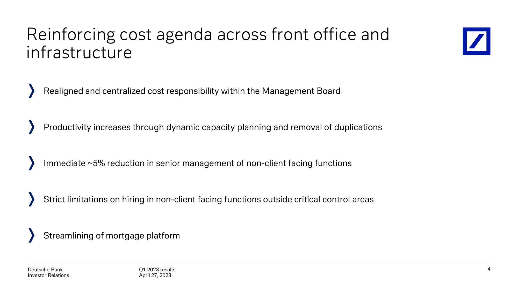 Deutsche Bank Results Presentation Deck slide image #5