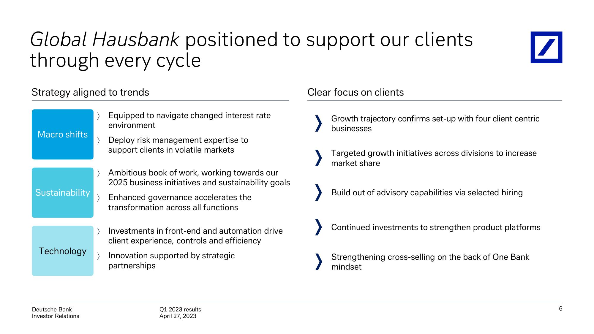 Deutsche Bank Results Presentation Deck slide image #7