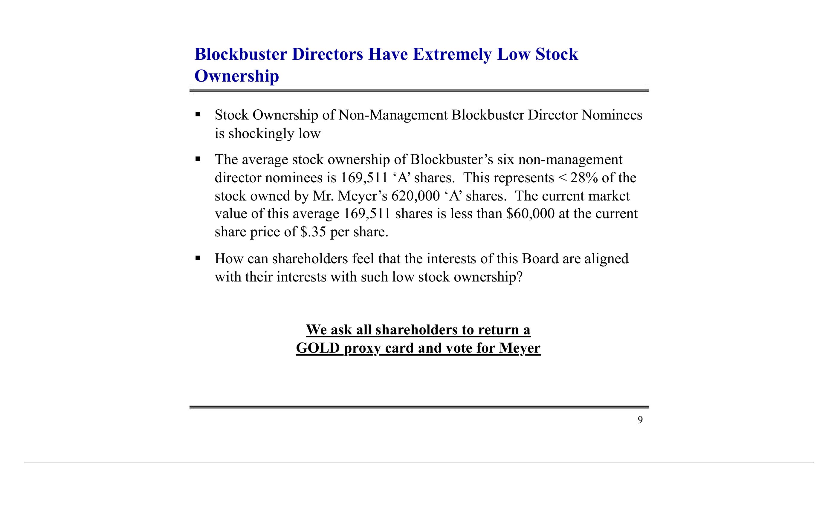 Blockbuster Video Activist Presentation Deck slide image #10