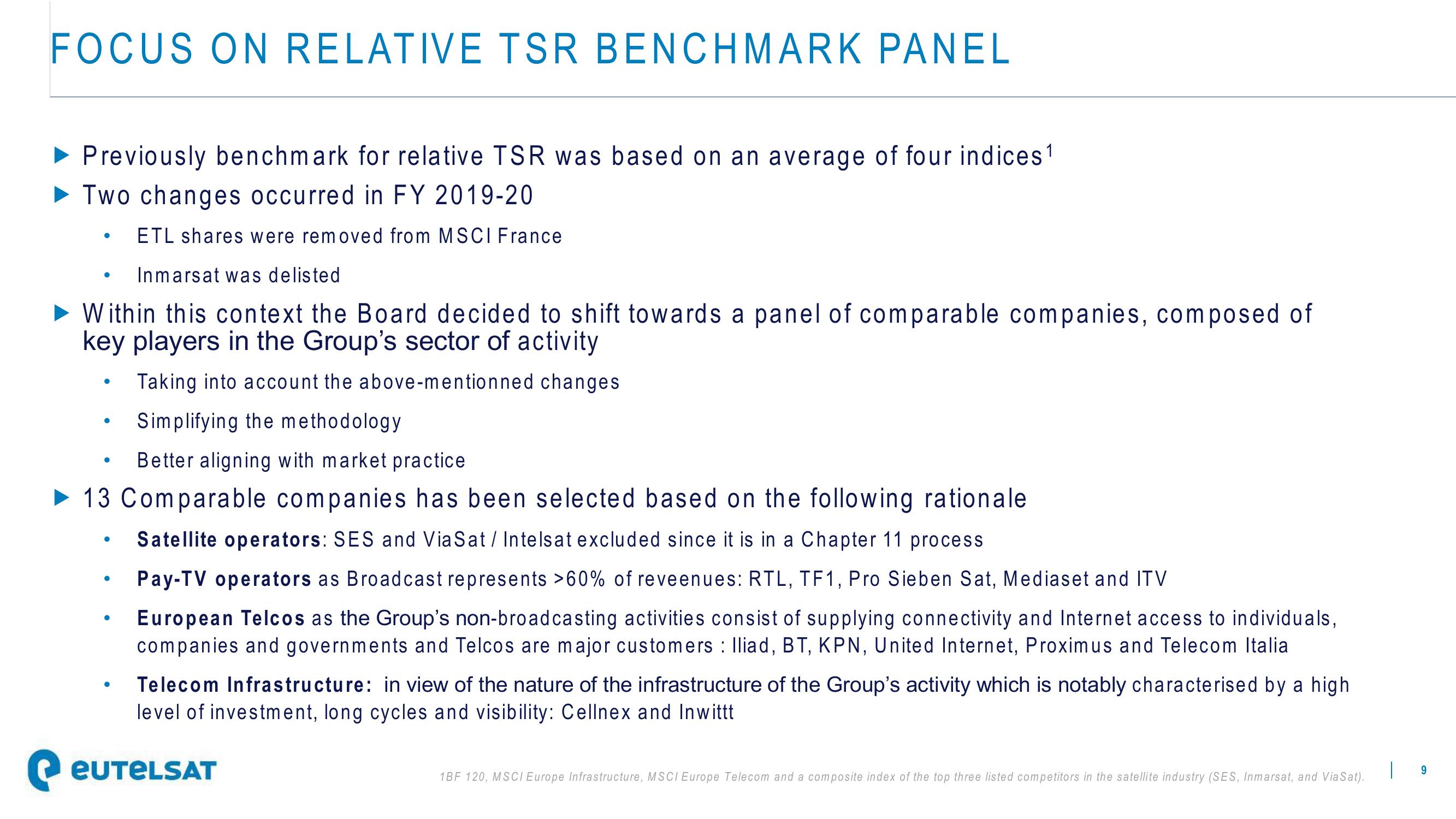 Eutelsat ESG Presentation Deck slide image #9