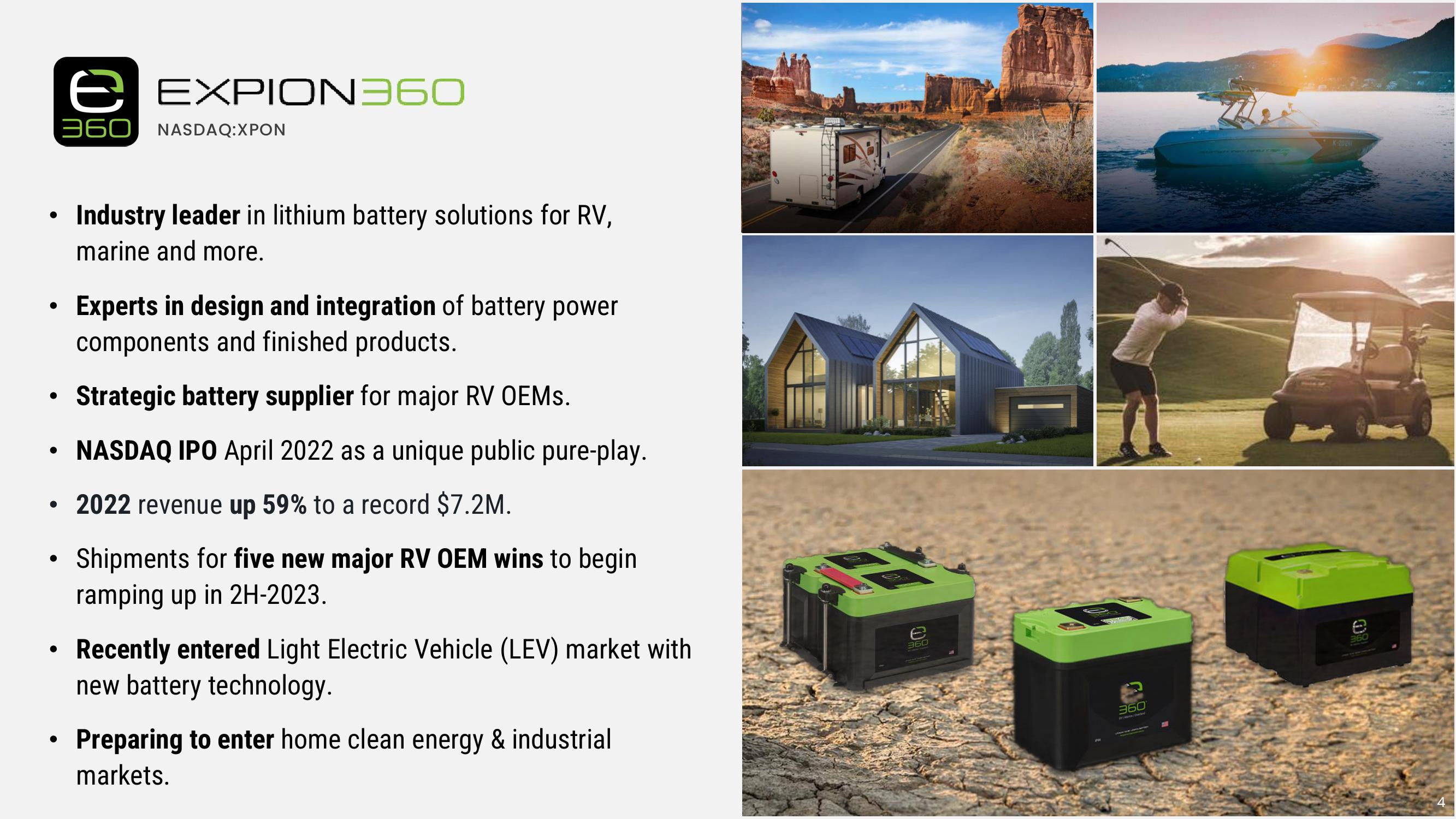 Industry Leader in Lithium Battery Power Solutions for RV, Marine & More slide image #4