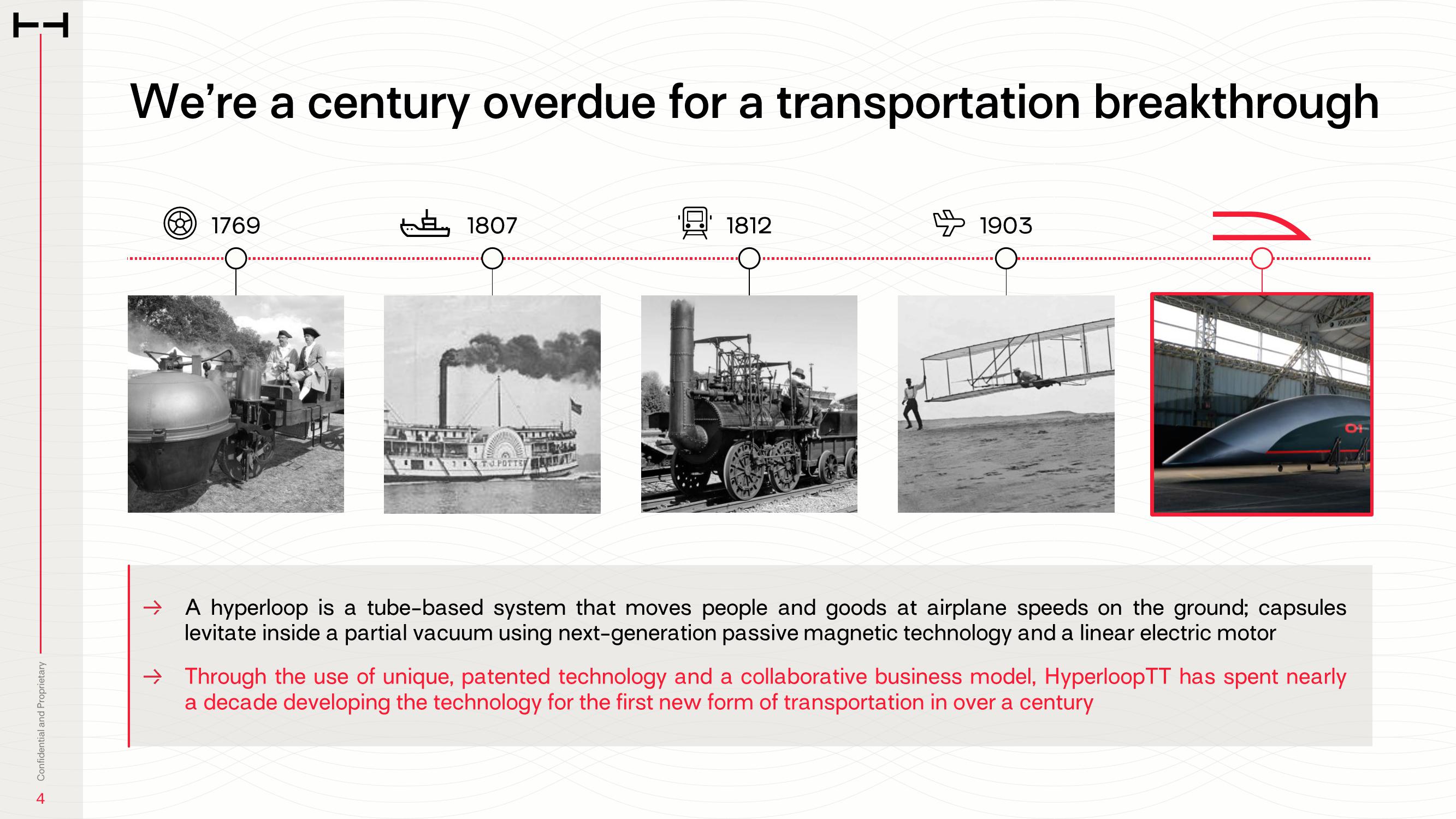 HyperloopTT Investor Presentation Deck slide image #4